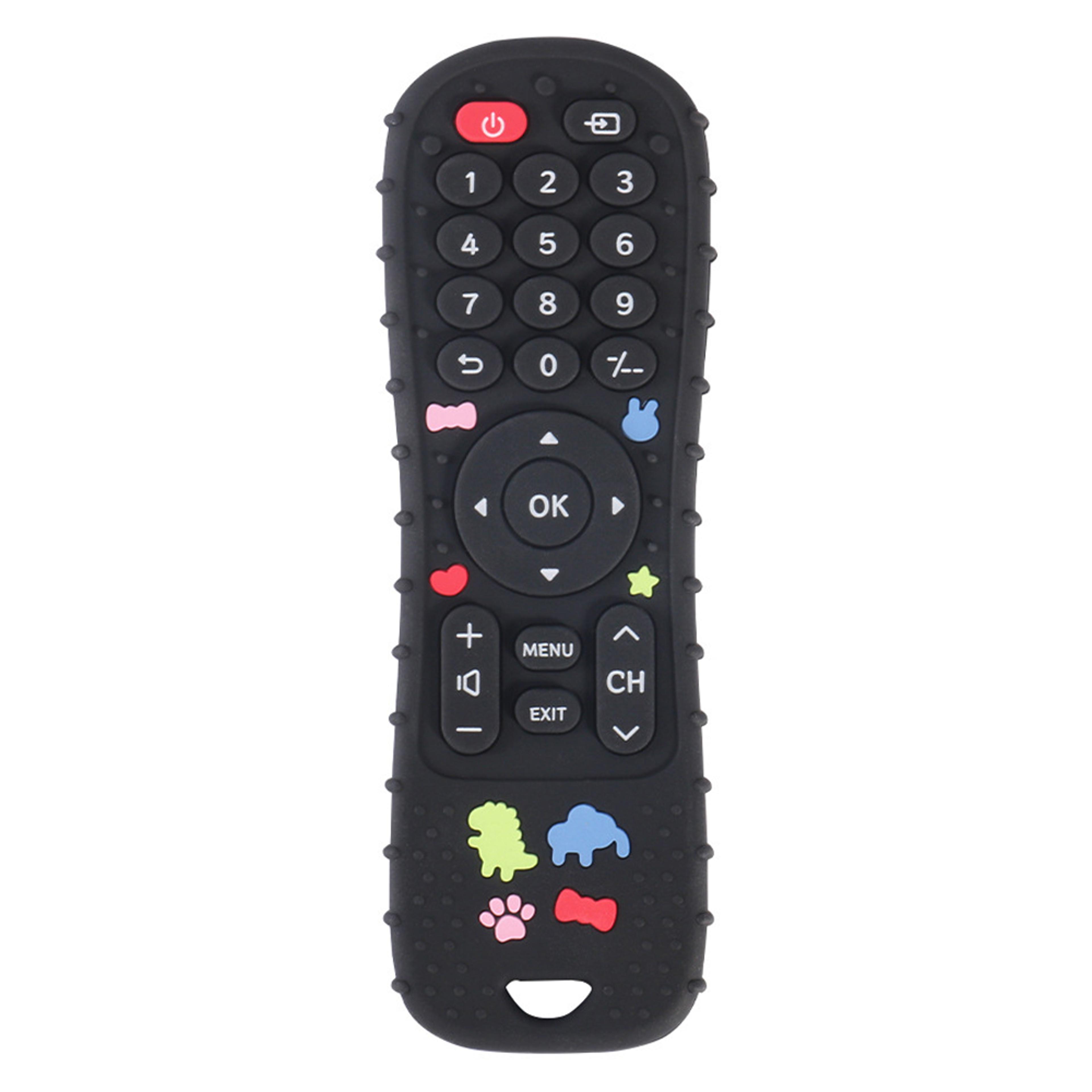 Silicone Baby Teether Remote Control Toy Sensory Learning Gift 4