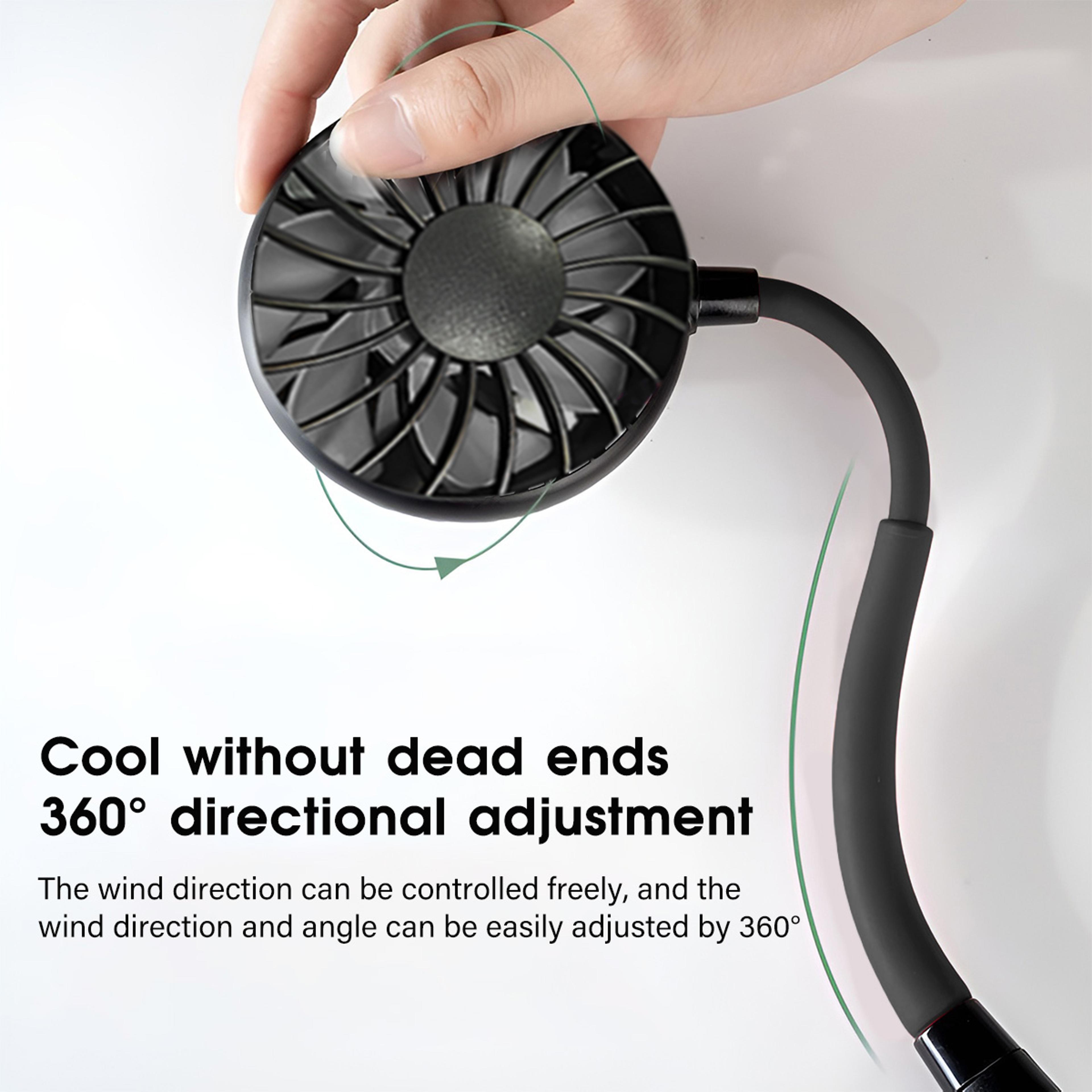 Rechargeable Neck Fan Hands Free Portable Personal Cooling Fan 3