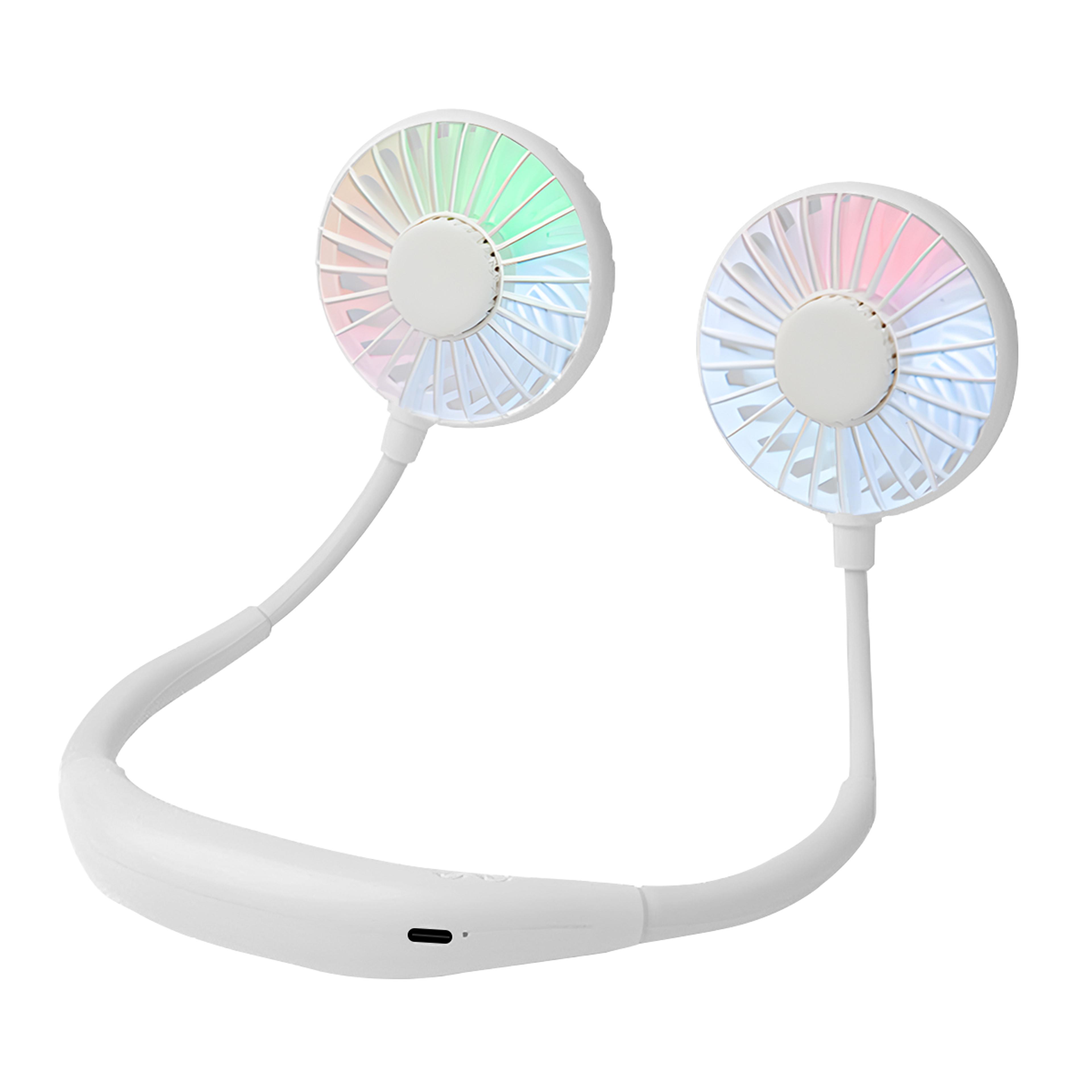 Rechargeable Neck Fan Hands Free Portable Personal Cooling Fan 6