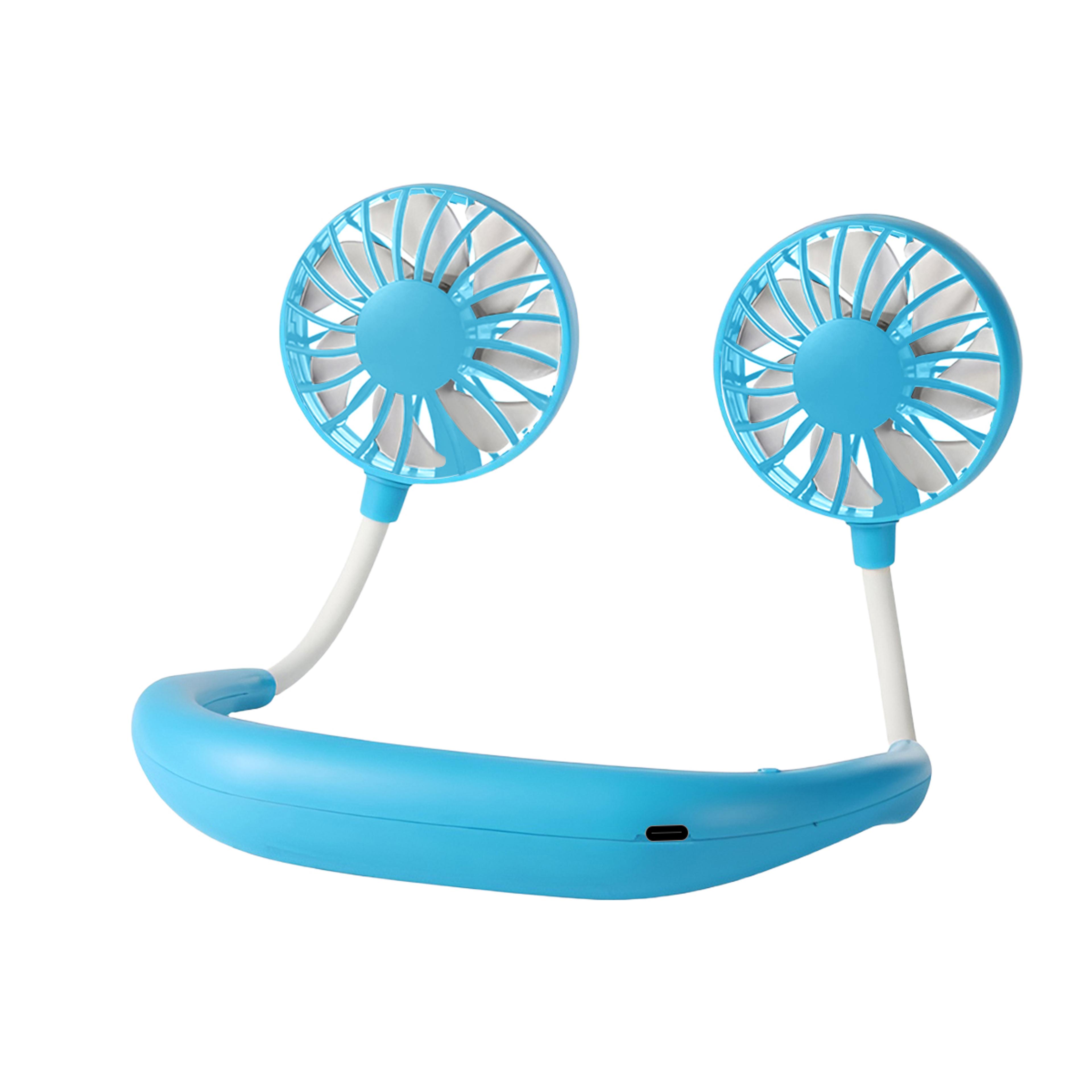 Rechargeable Neck Fan Hands Free Portable Personal Cooling Fan 8