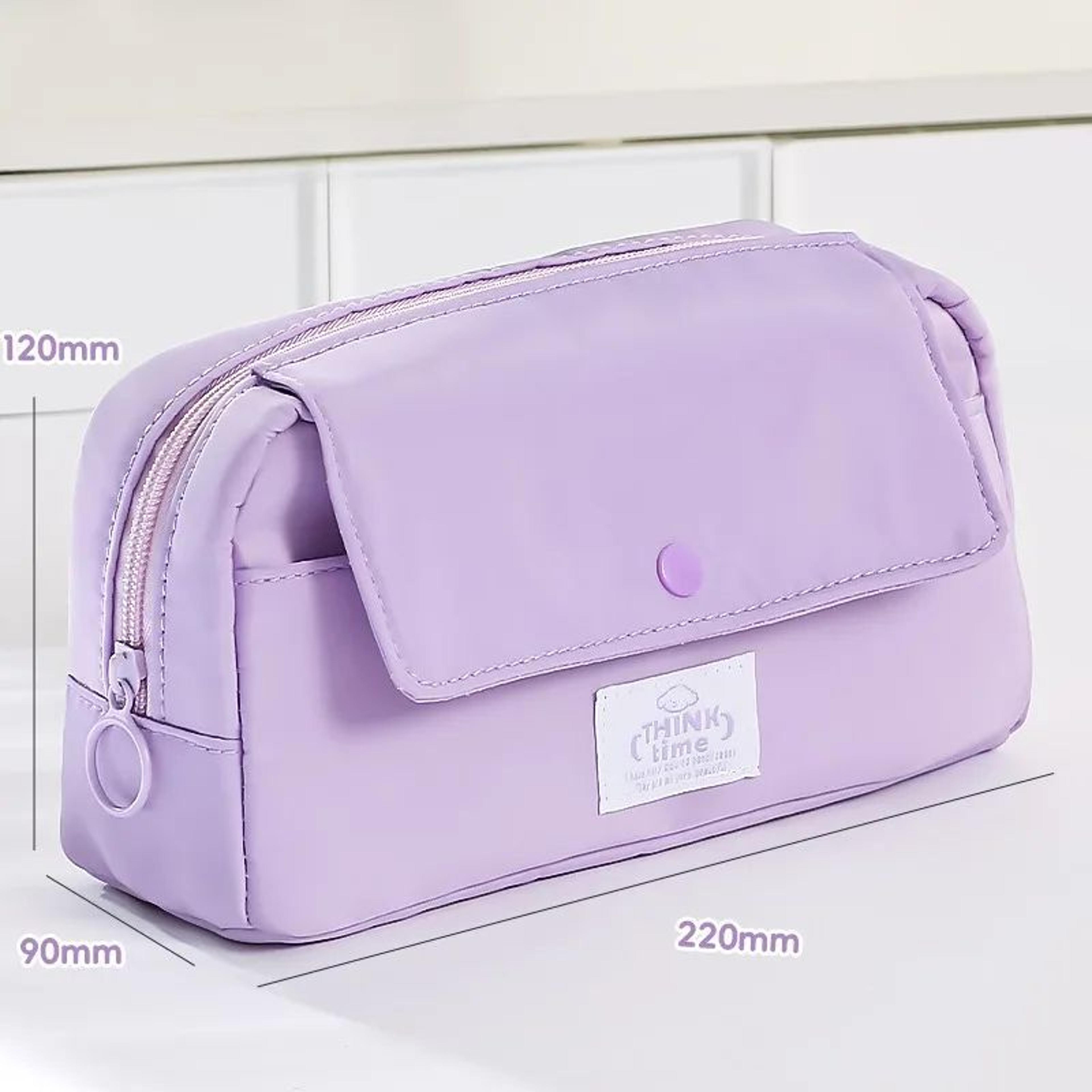 Transparent Large Capacity Pencil Case Multi Functional Stationery Bag For School Office Storage 6