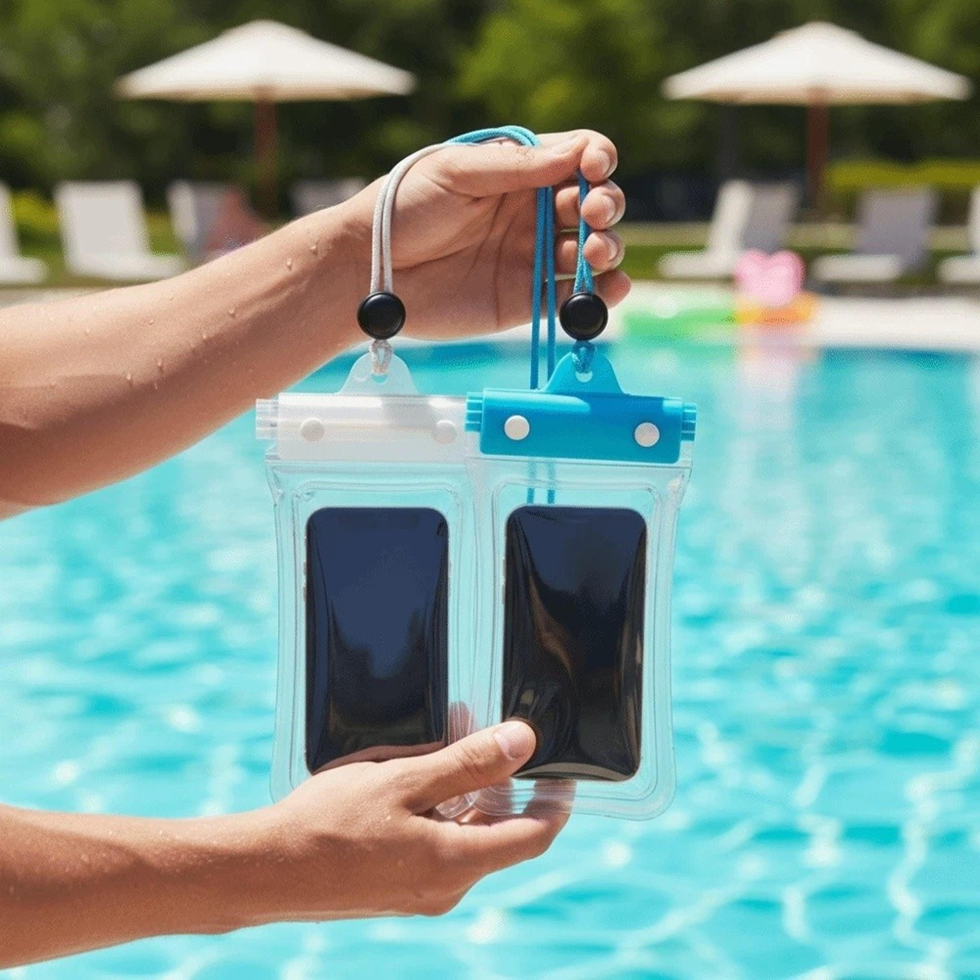 Waterproof Phone Pouch Crossbody Dry Bag With Adjustable Strap 0