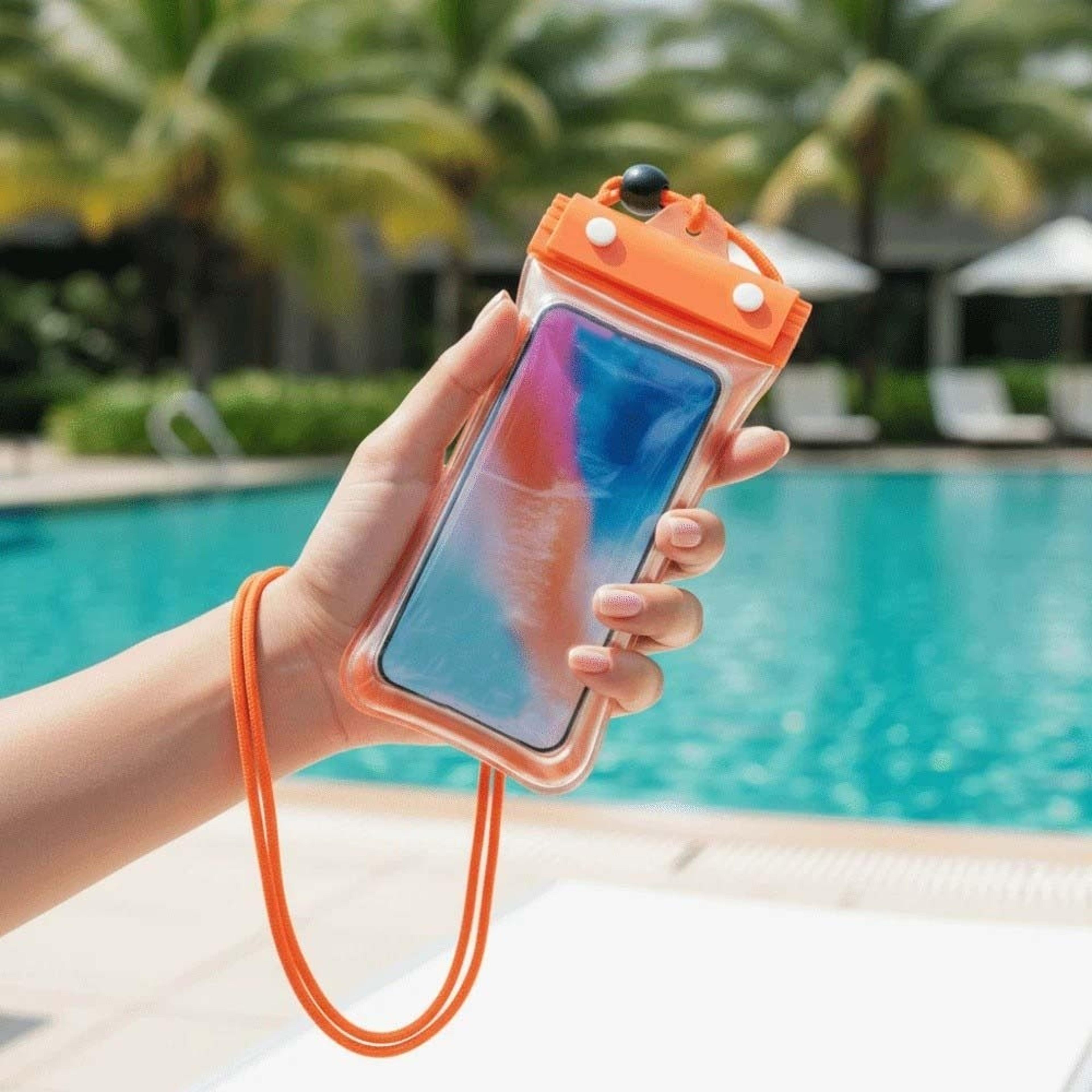 Waterproof Phone Pouch Crossbody Dry Bag With Adjustable Strap 2