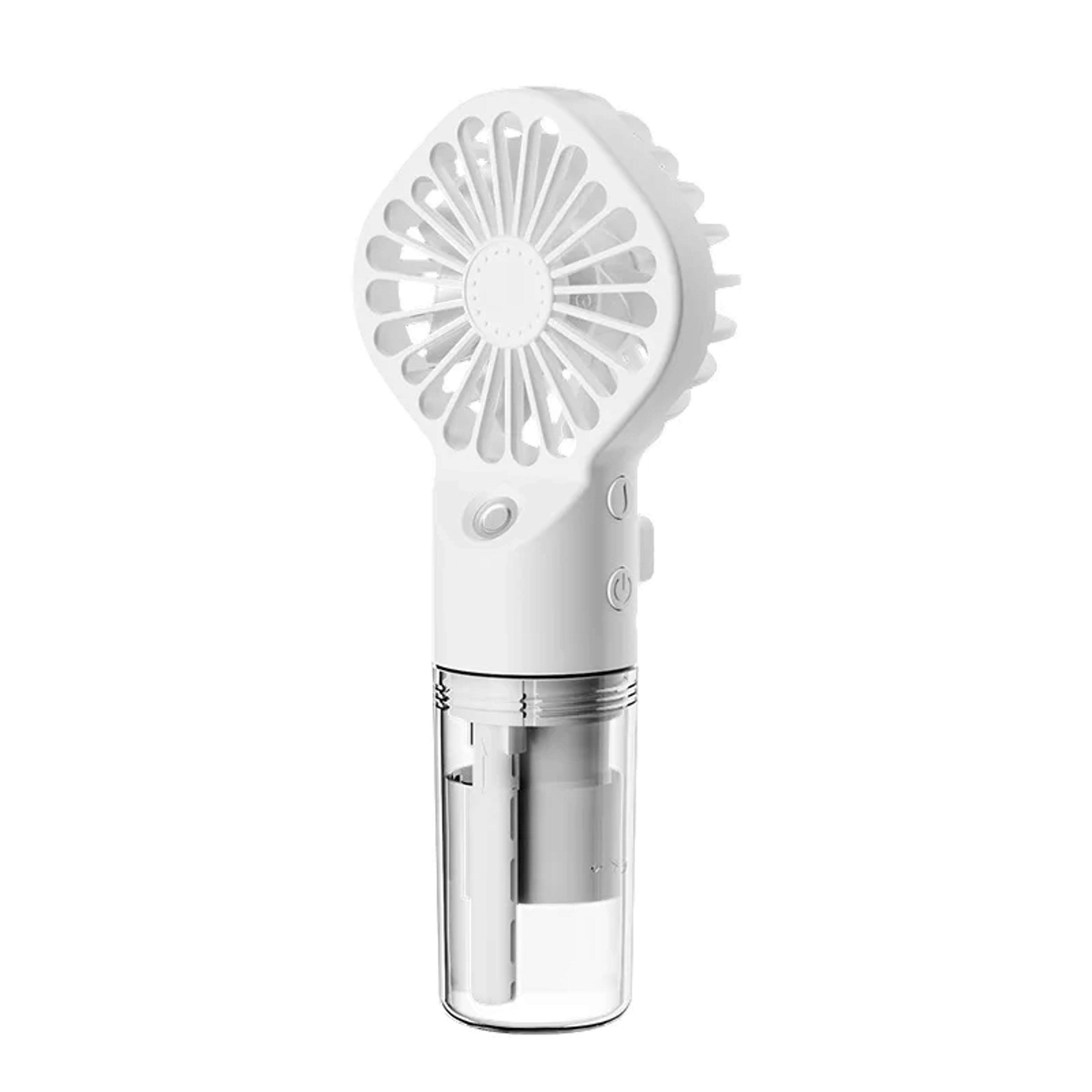 Portable Misting Handheld Fan USB Rechargeable Mini Cooling Fan With Speed Settings 6