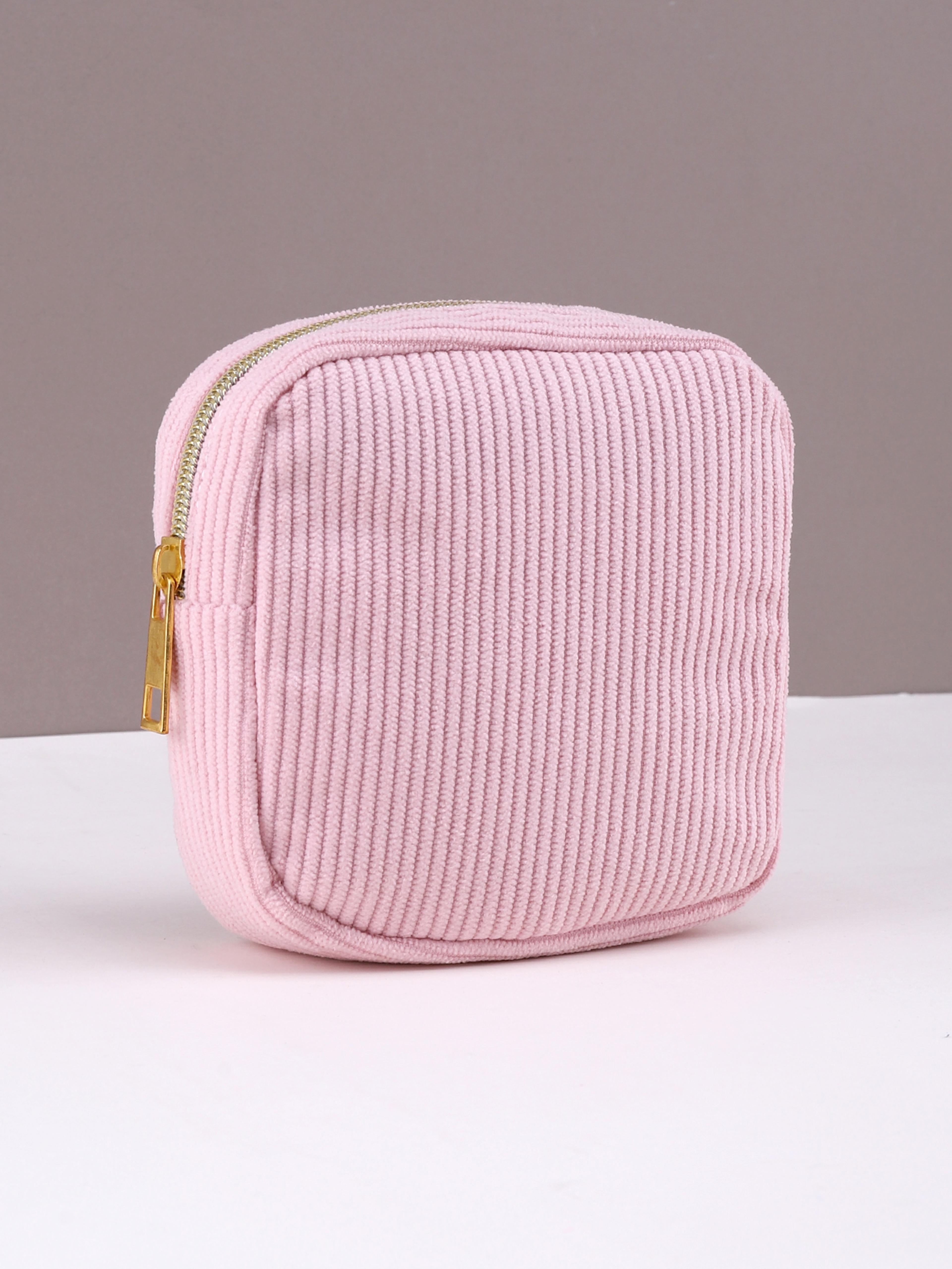 Corduroy Pencil Case Portable Zipper Pencil Pouch School Organizer 9