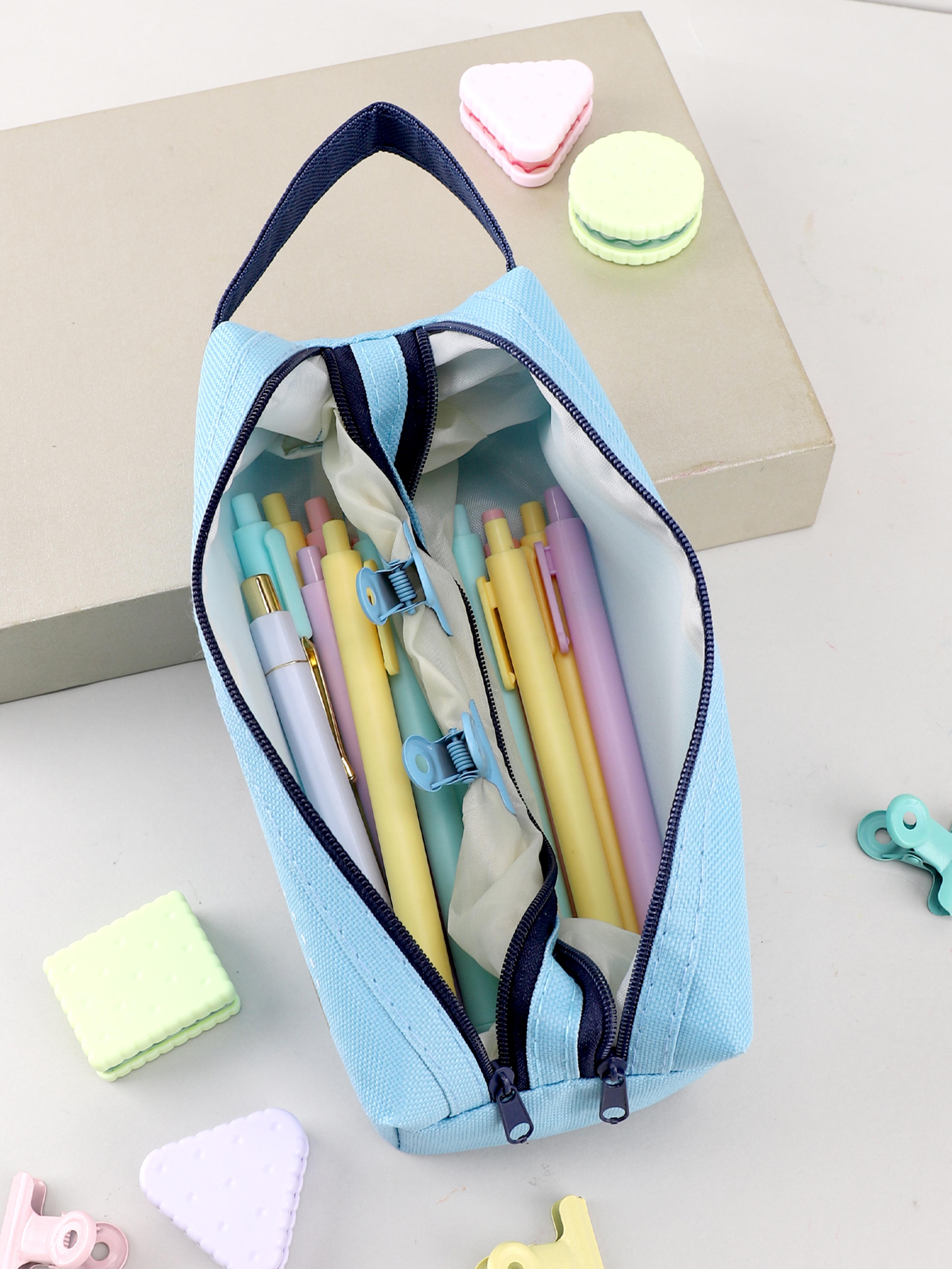 Animal Double Layer Large Capacity Pencil Case Cute School Pencil Pouch Organizer 1