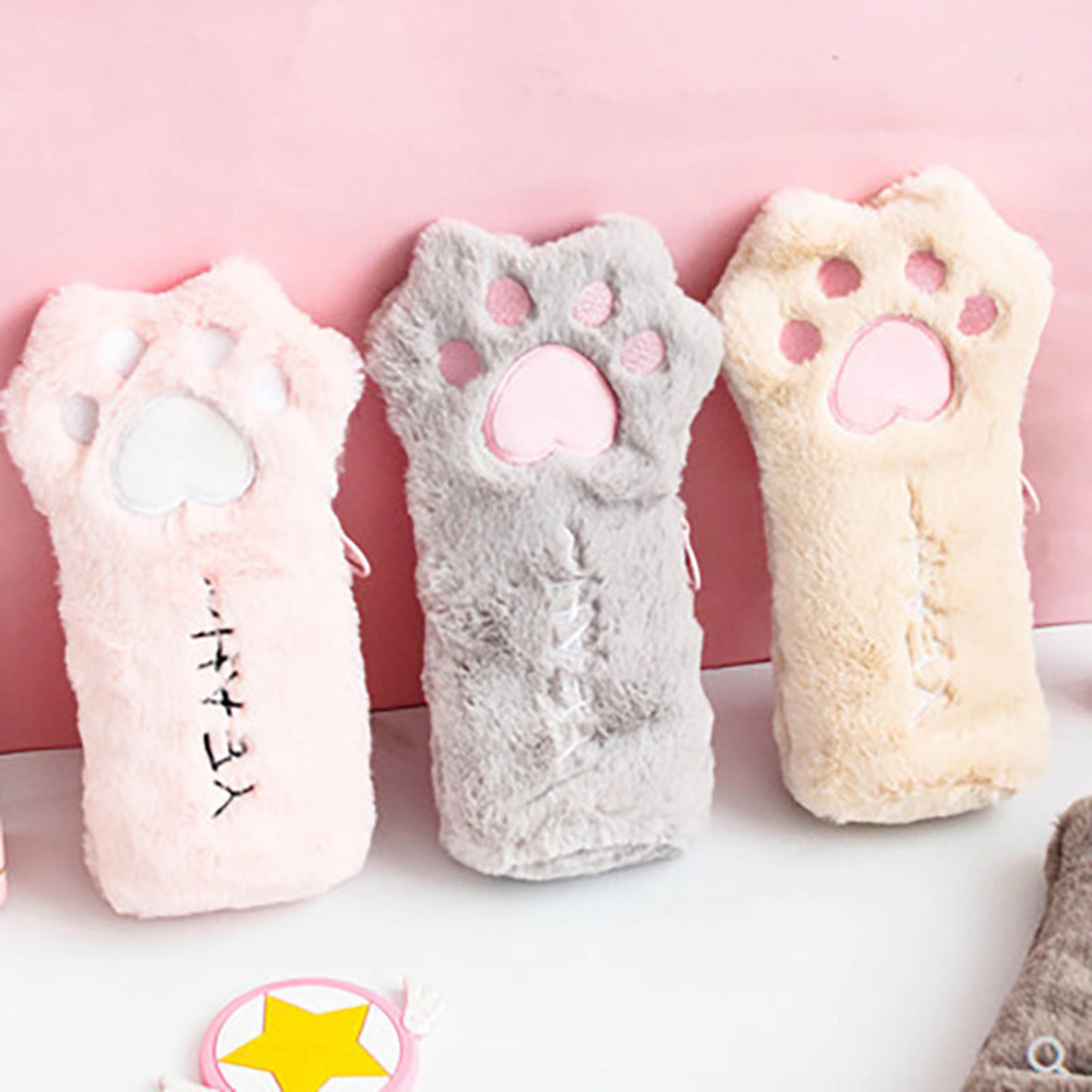 Cute Cat Paw Pencil Case Cute Cartoon Stationery Pouch Makeup Organizer For School Office 1