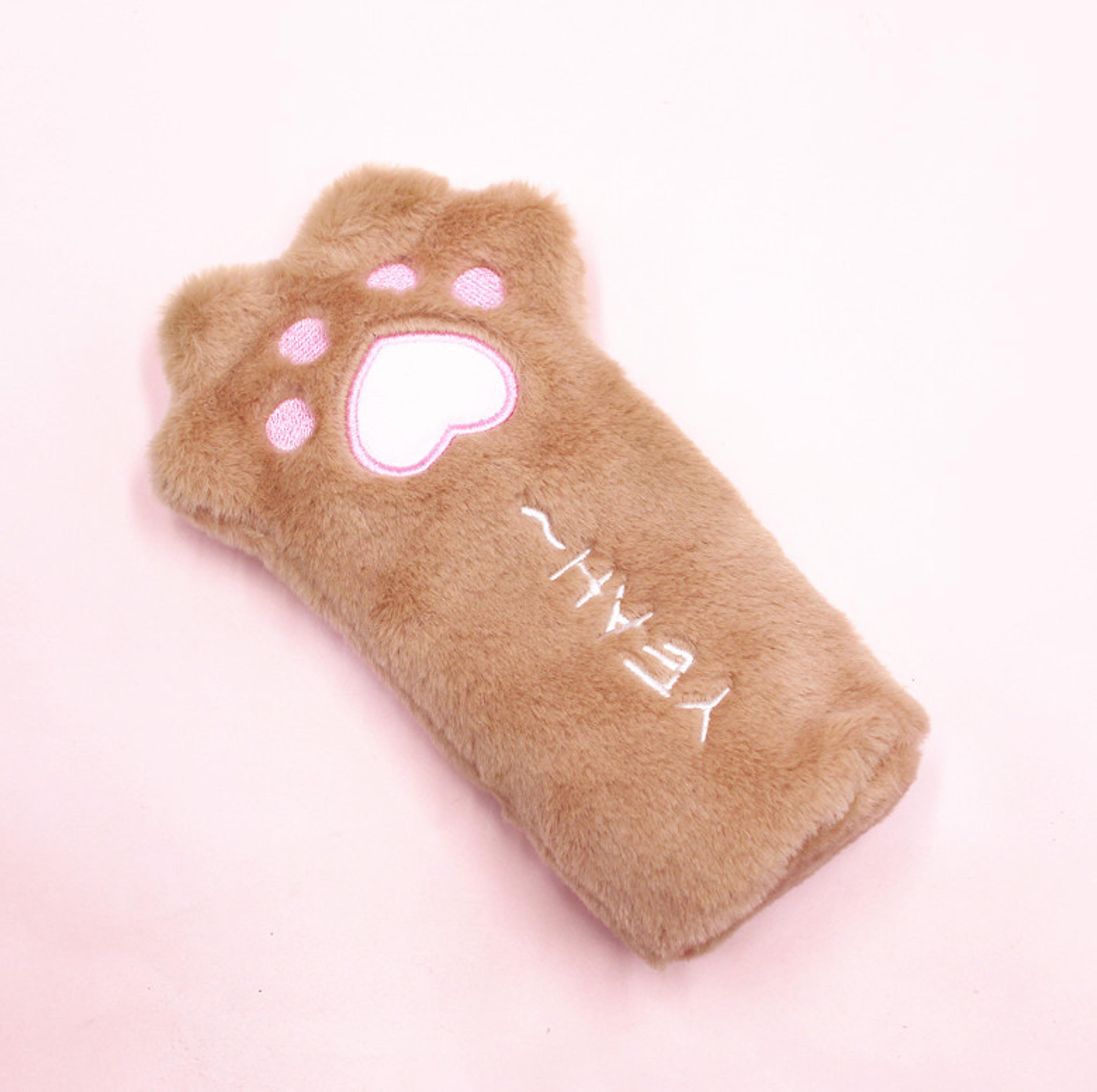 Cute Cat Paw Pencil Case Cute Cartoon Stationery Pouch Makeup Organizer For School Office 7