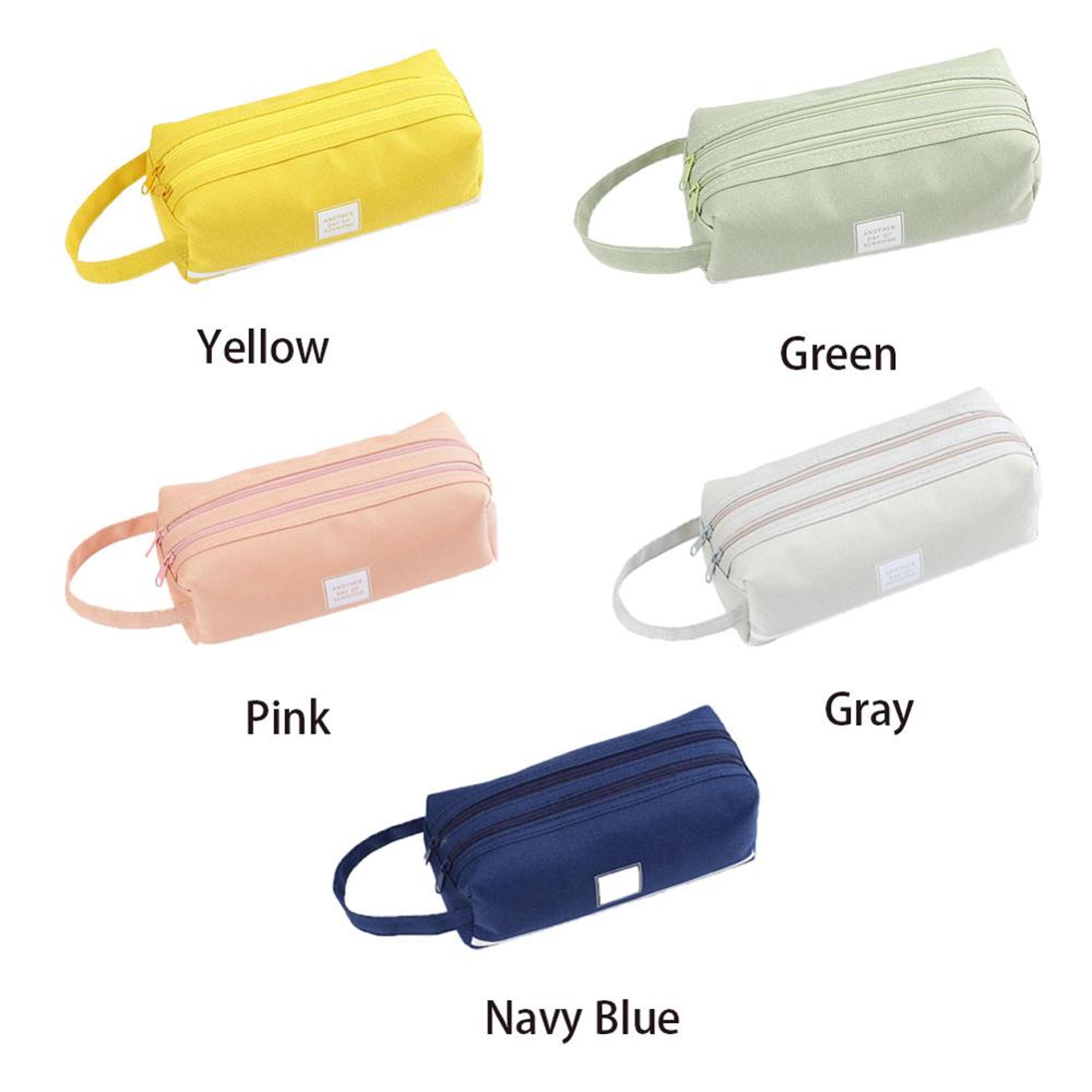 Large Capacity Pencil Case Organizer Bag With Handle For School Supplies 5