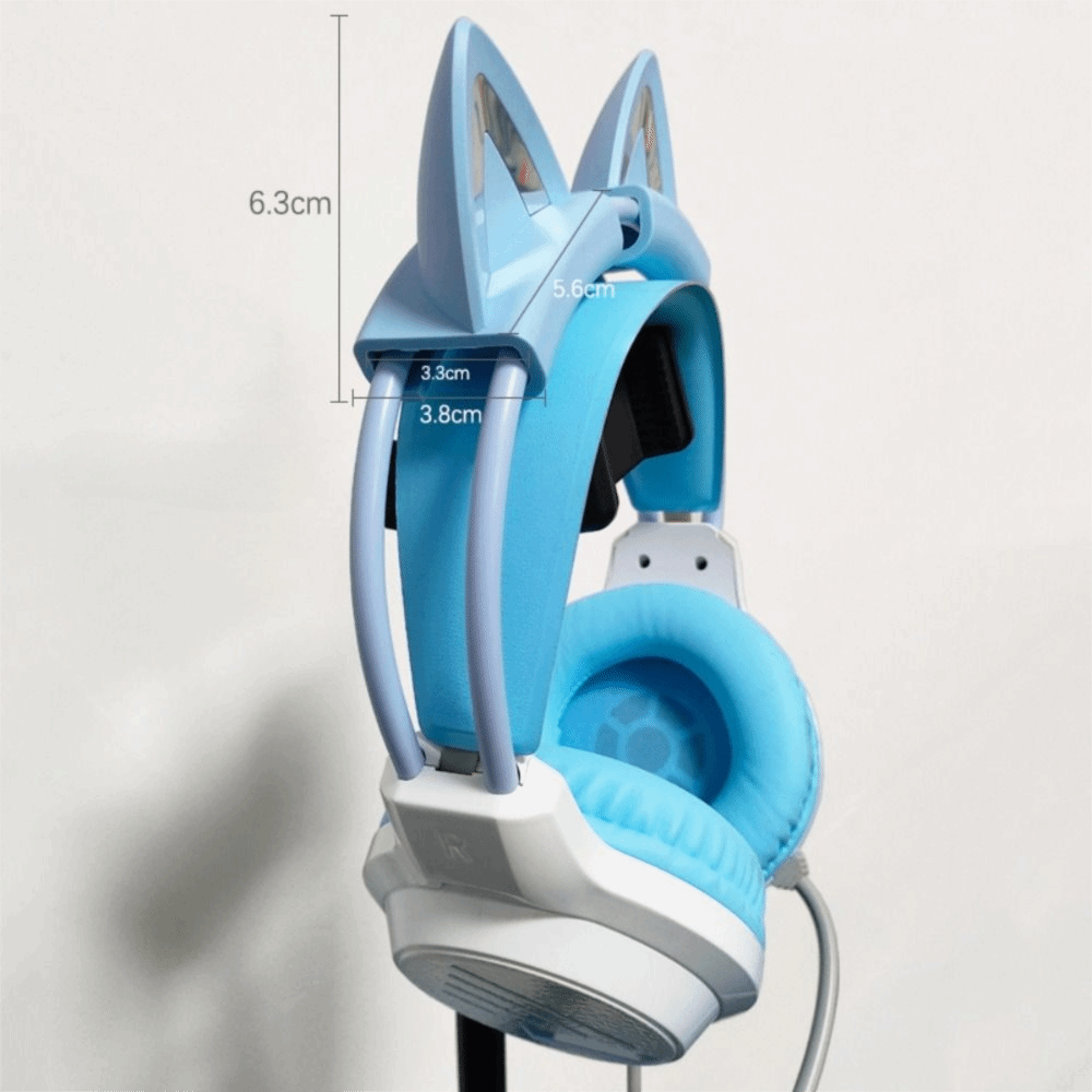 Cute Cat Ear Headphone Attachments Silicone Gaming Headset Decor Accessories 5