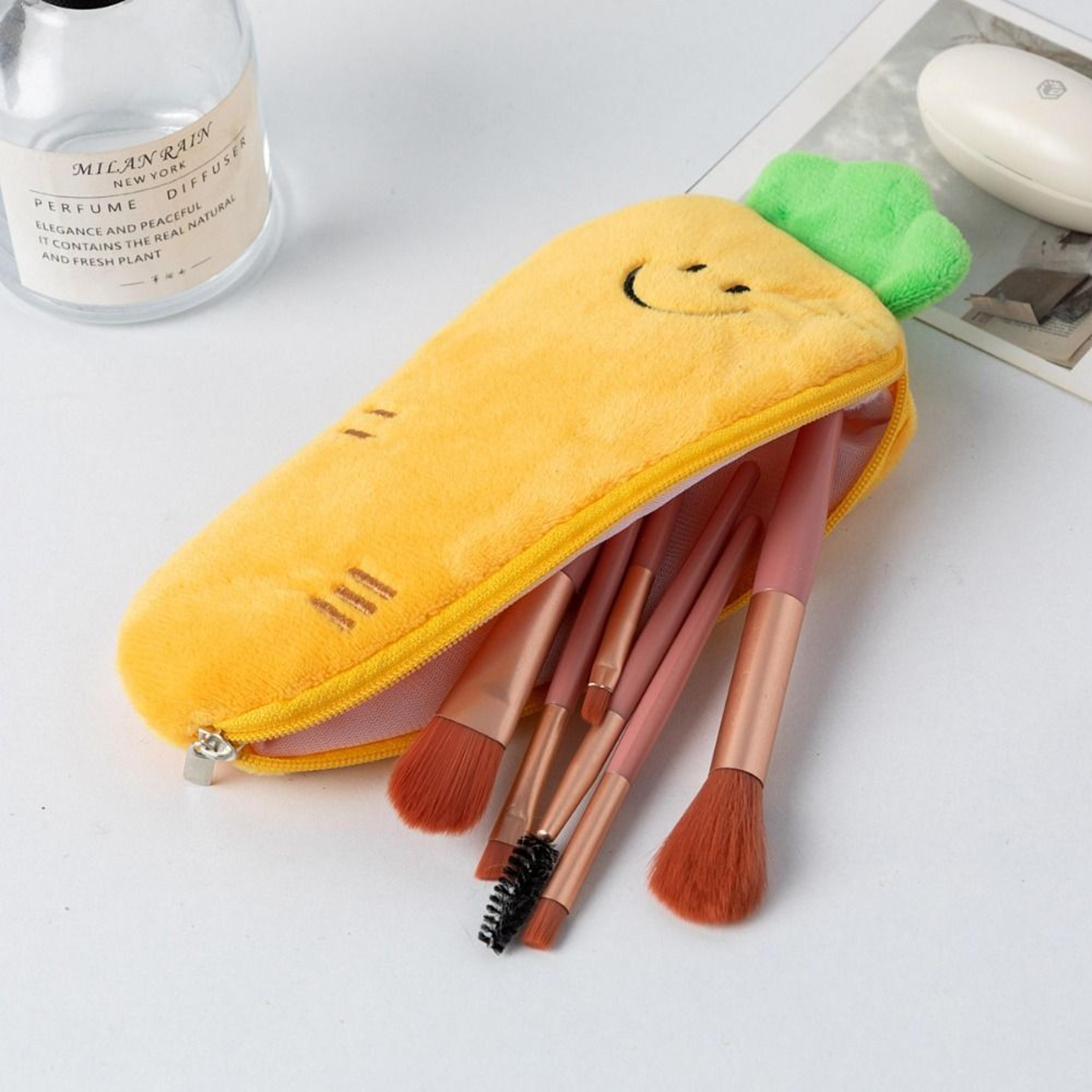 Cute Cartoon Plush Pencil Case Portable Zipper Pen Bag For School Office And Gifts 4