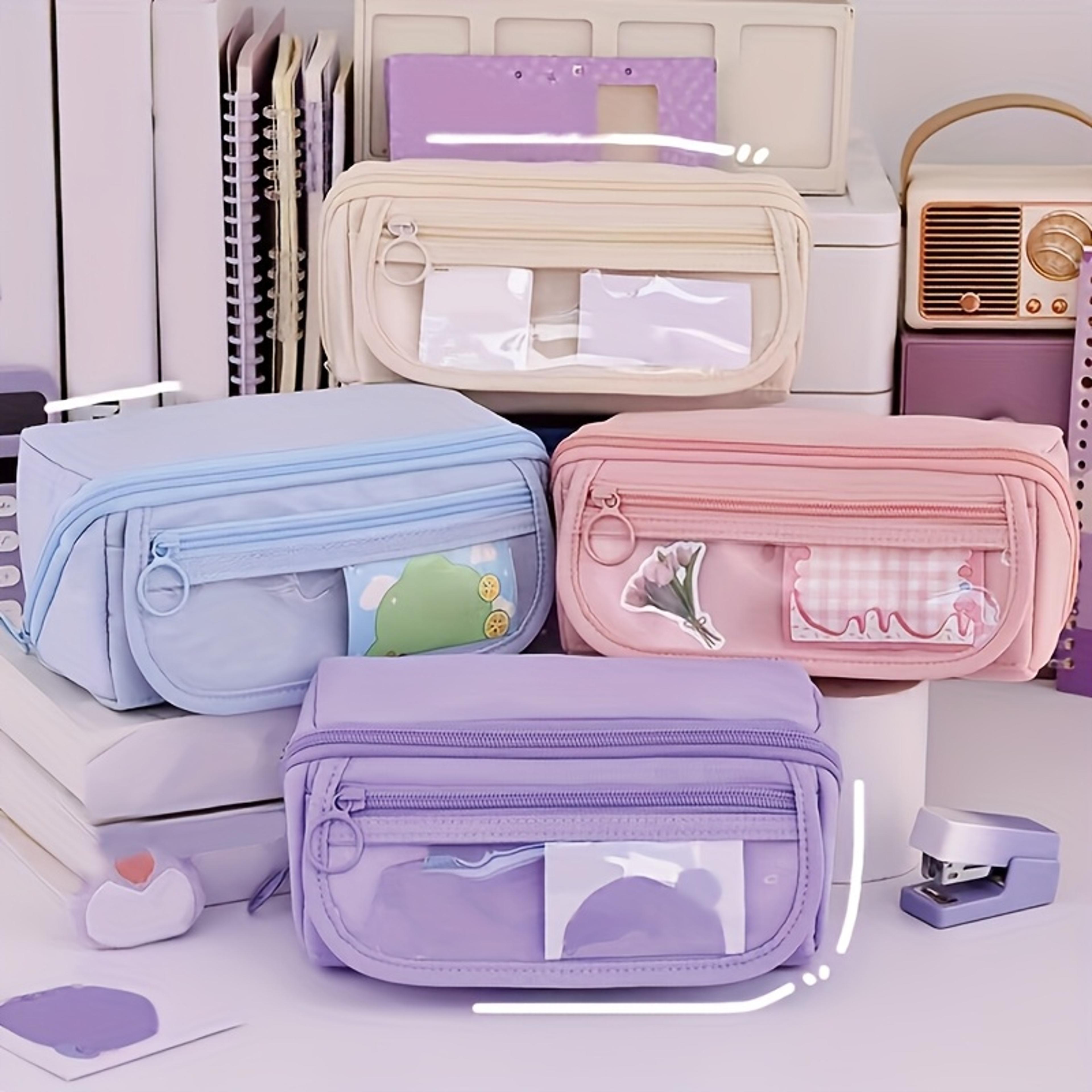 Large Capacity Pencil Case Organizer Box For Students With Multi Function Storage Design 3