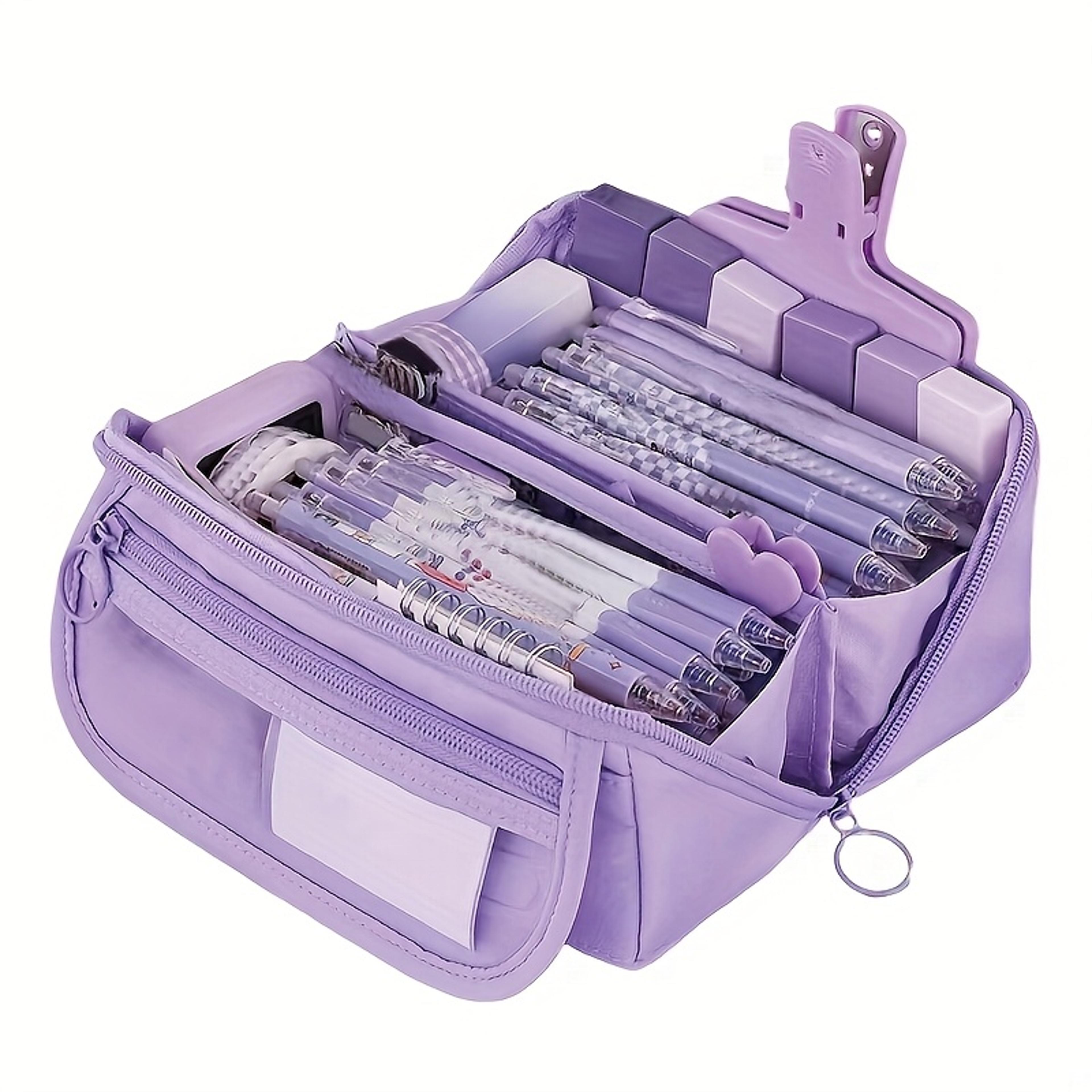 Large Capacity Pencil Case Organizer Box For Students With Multi Function Storage Design 7