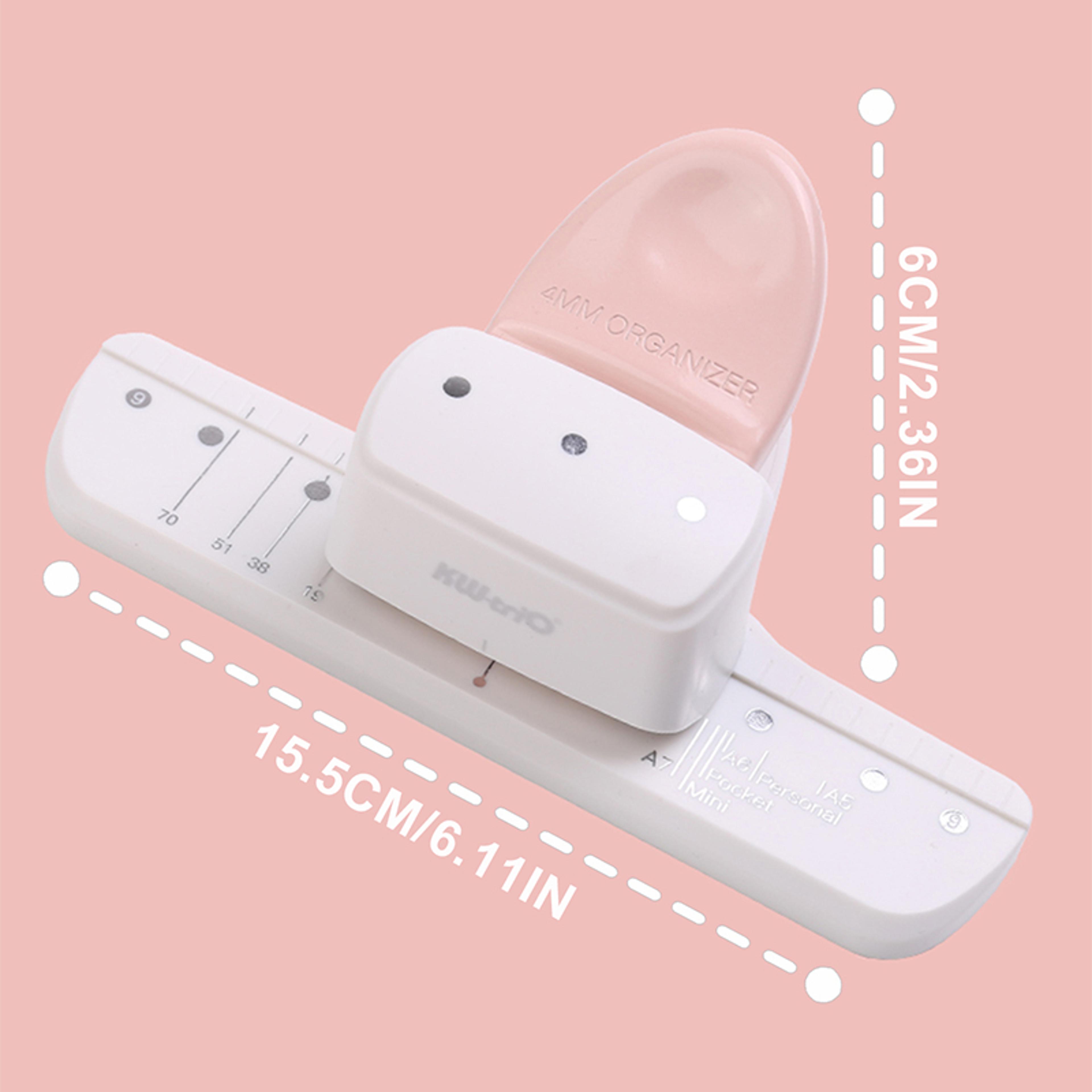 Adjustable Hole Paper Puncher For Planner Notebook Scrapbook Sheets 9