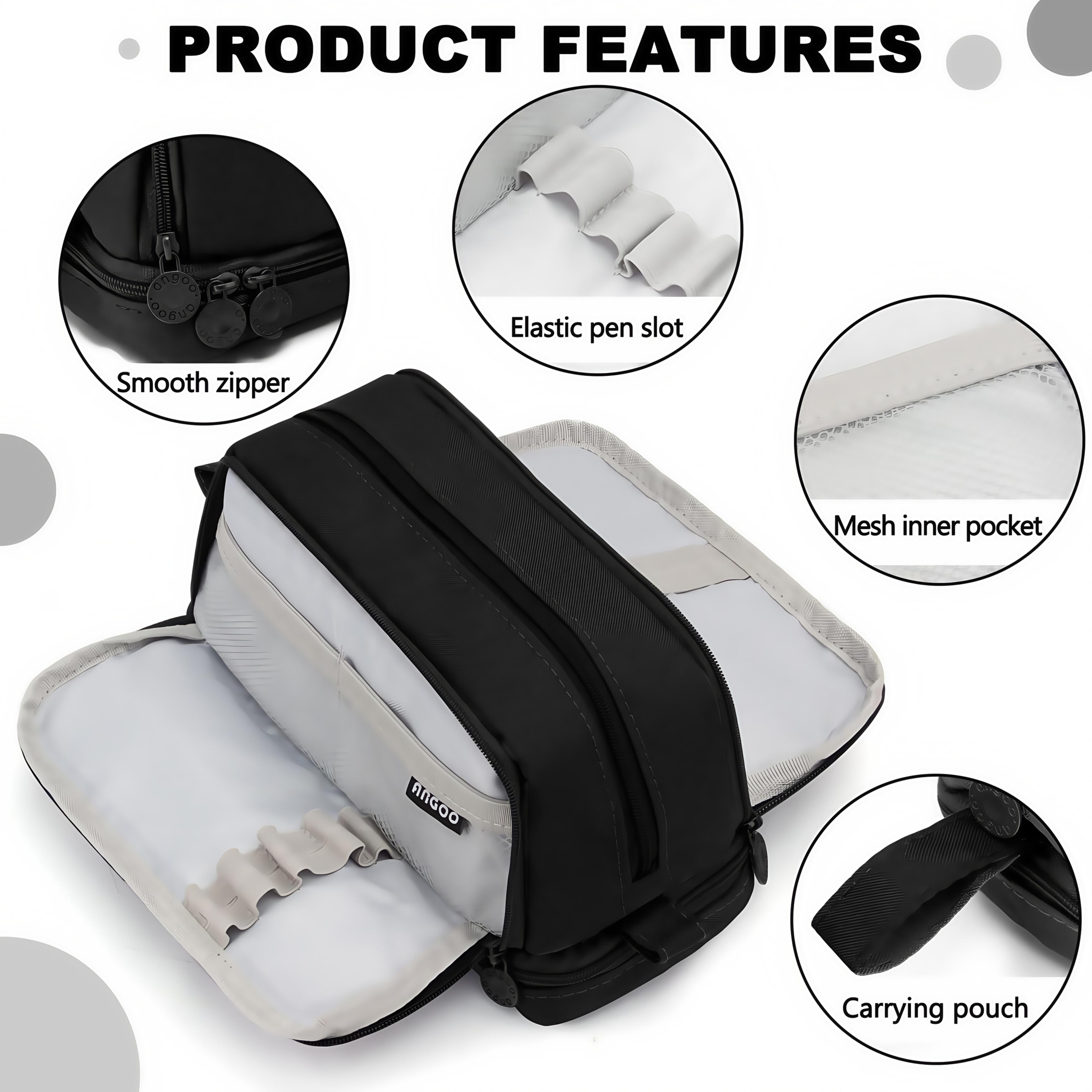 Large Capacity Pencil Case And MultiPurpose Stationery Organizer 2