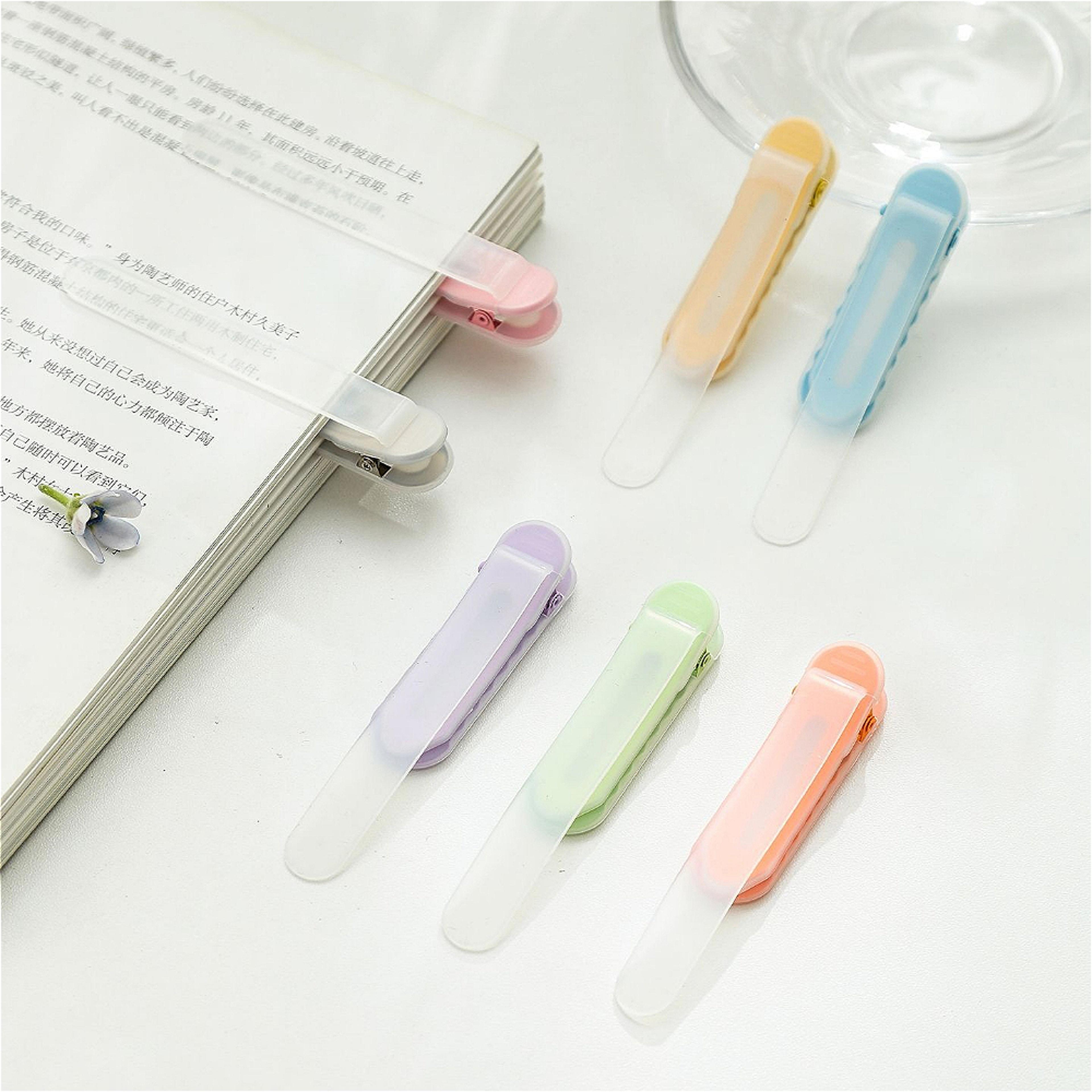 Colorful Silicone Automatic Bookmark Clip And Page Holder 2
