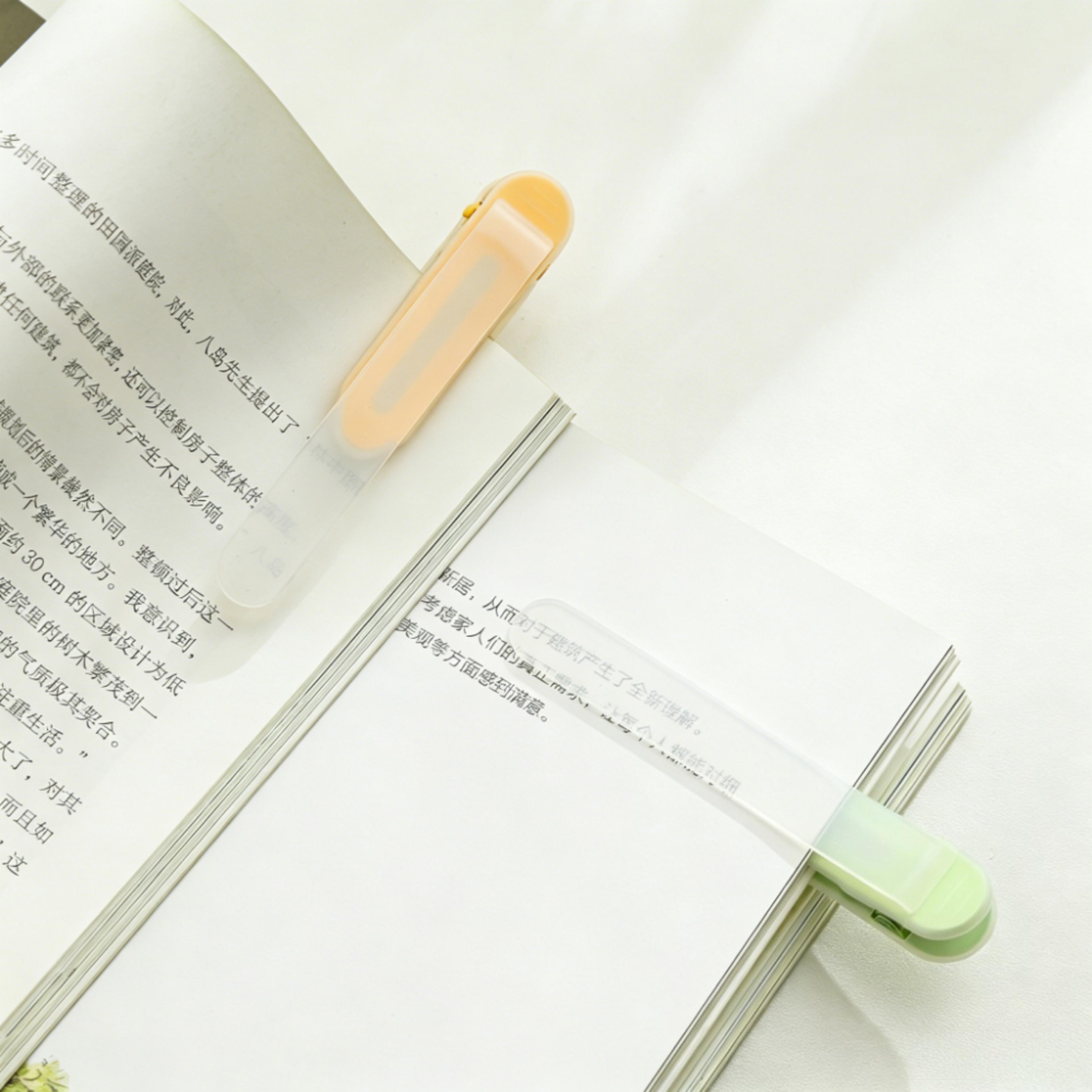 Colorful Silicone Automatic Bookmark Clip And Page Holder 5