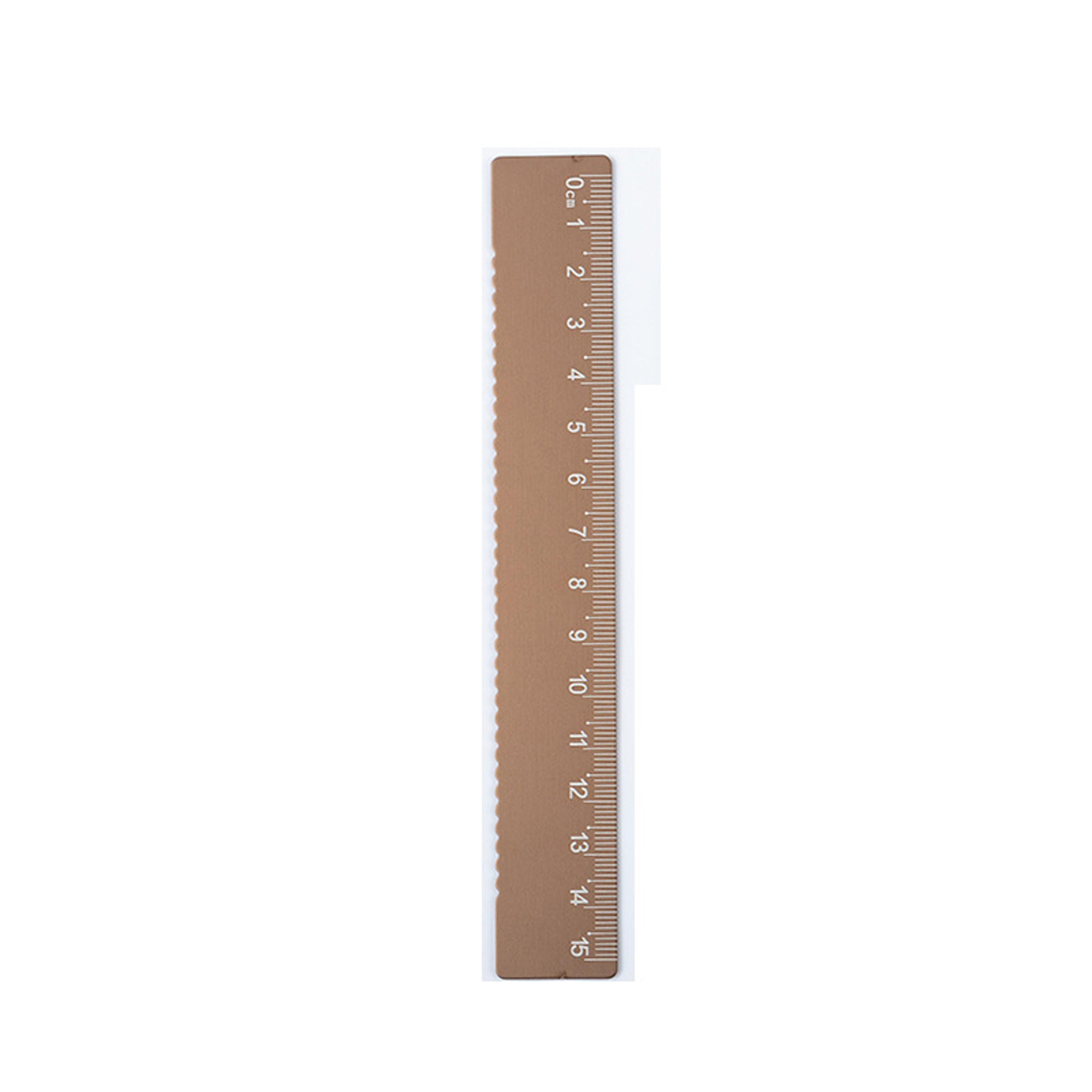 Wavy Edge Aluminum Ruler For Measuring And Creative Drawing 7