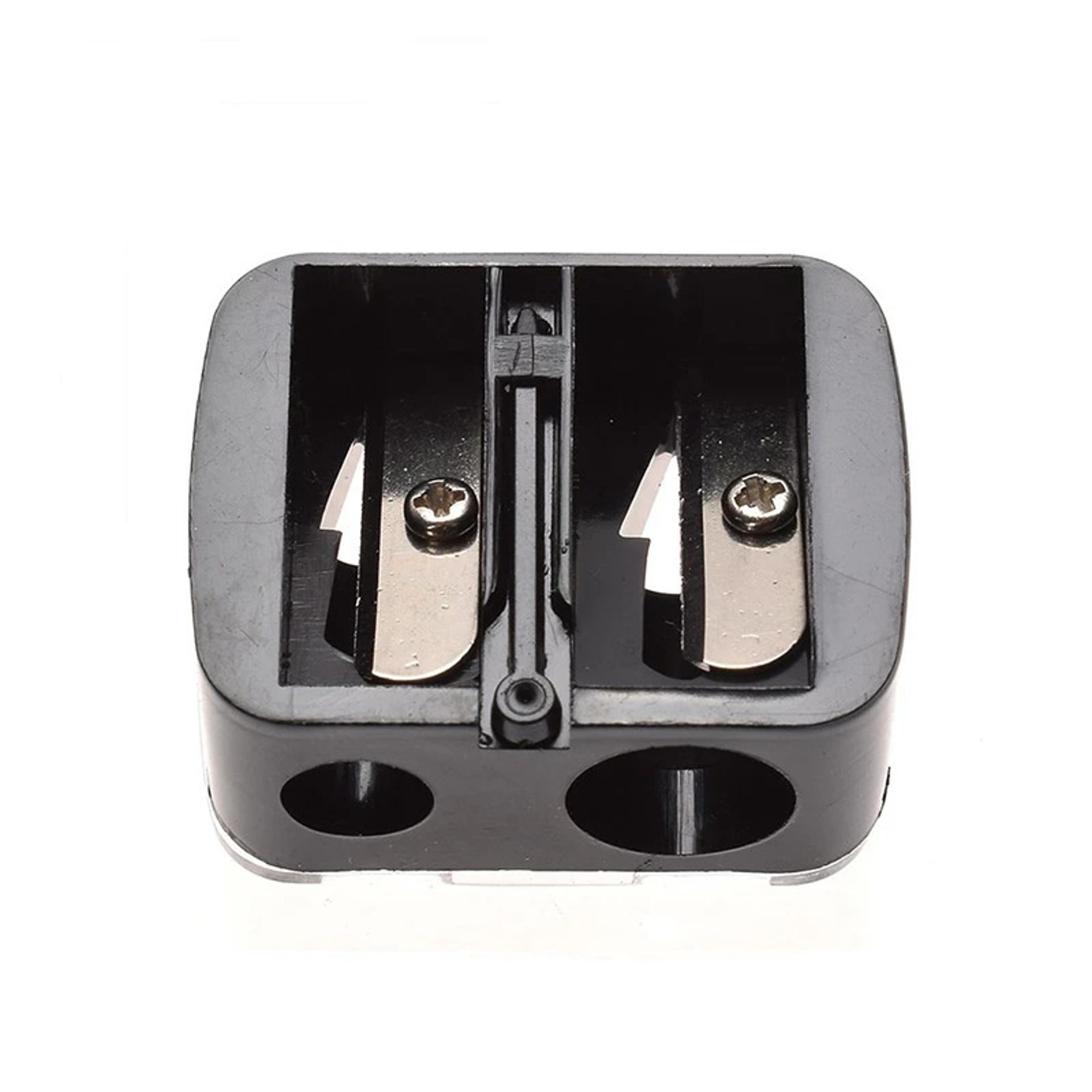 Dual Hole Cosmetic Pencil Sharpener For Eyeliner And Lip Pencils 2