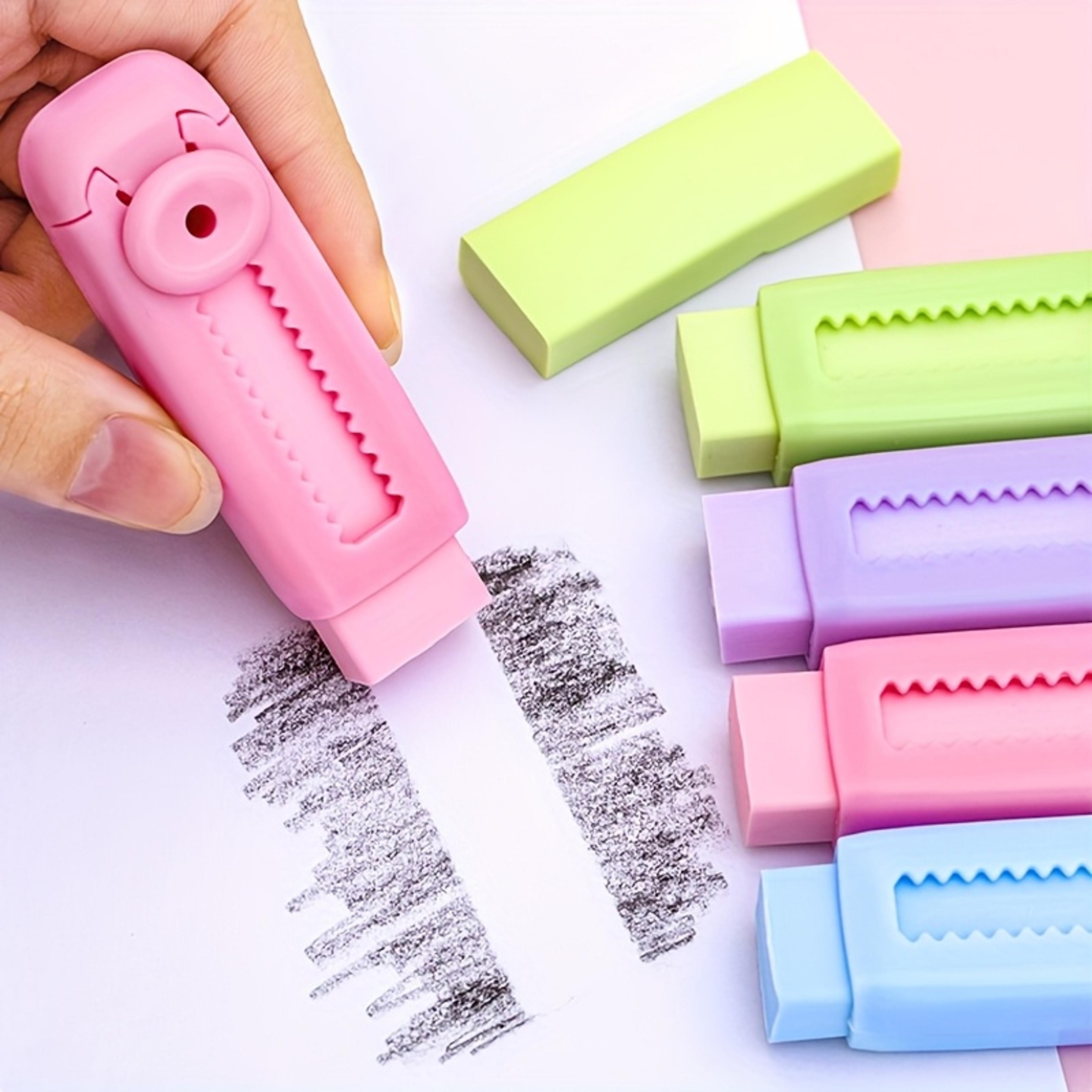 Push Pull Eraser Pen Creative Labor Saving Pencil Eraser For Students Drawing And Office Use 1
