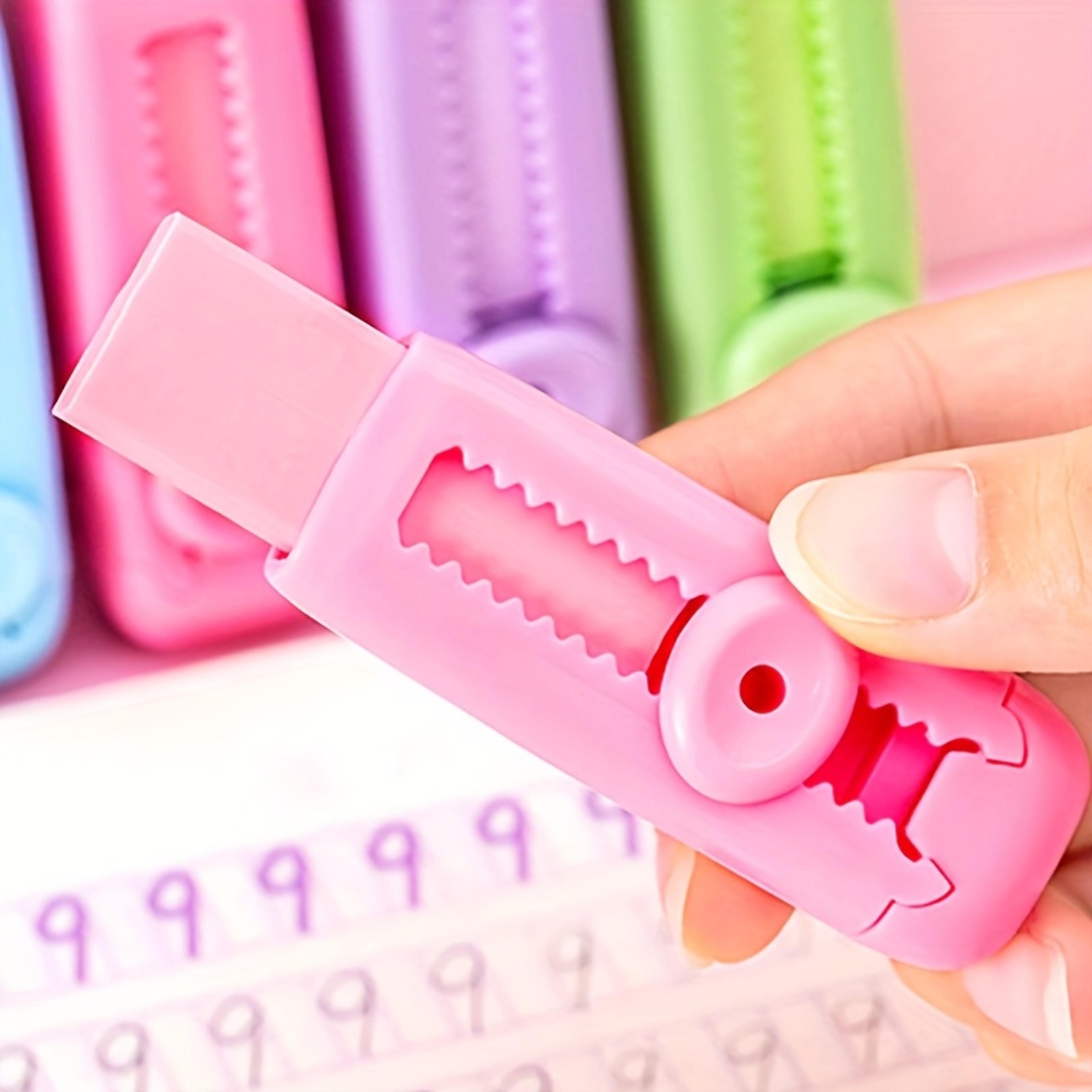 Push Pull Eraser Pen Creative Labor Saving Pencil Eraser For Students Drawing And Office Use 2