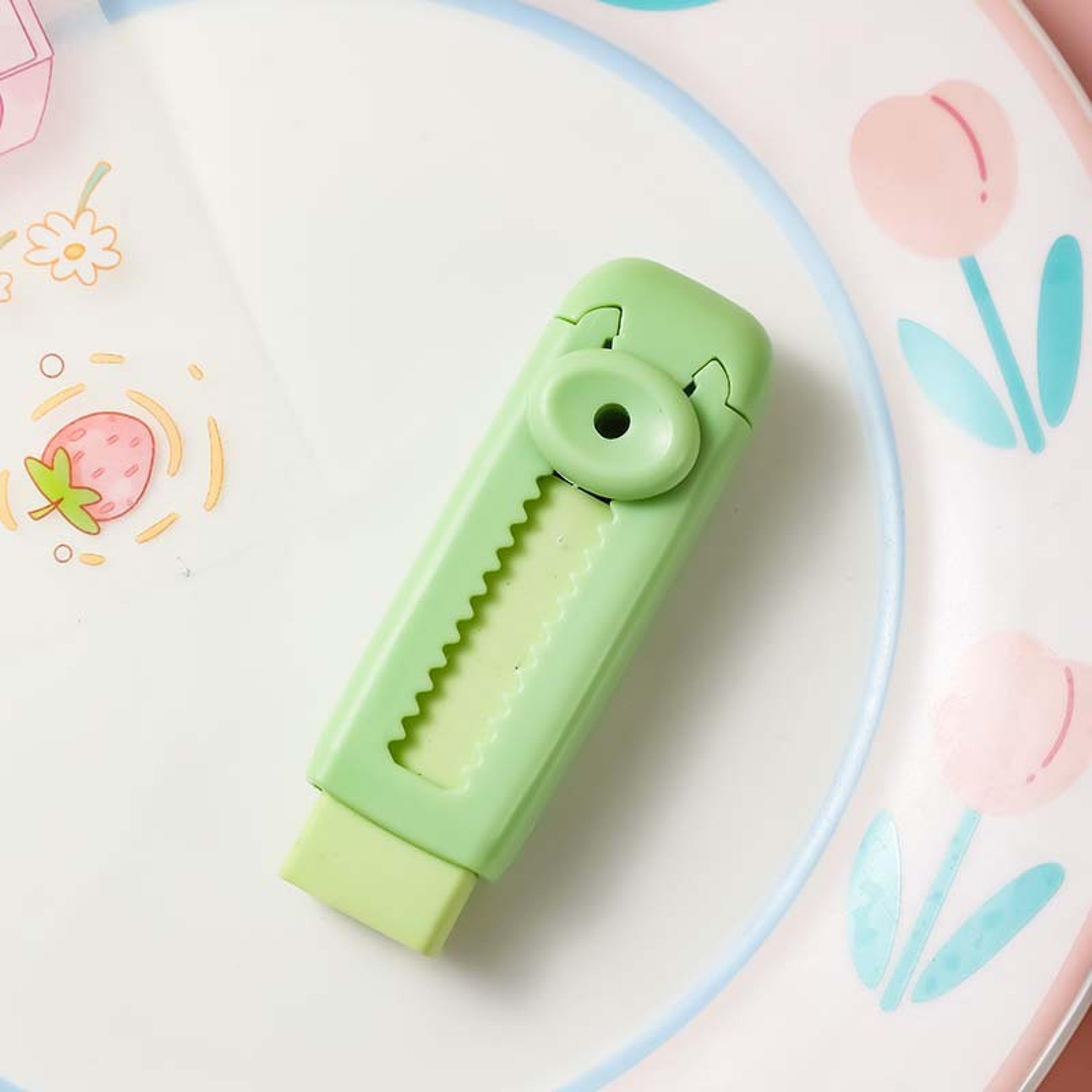Push Pull Eraser Pen Creative Labor Saving Pencil Eraser For Students Drawing And Office Use 7