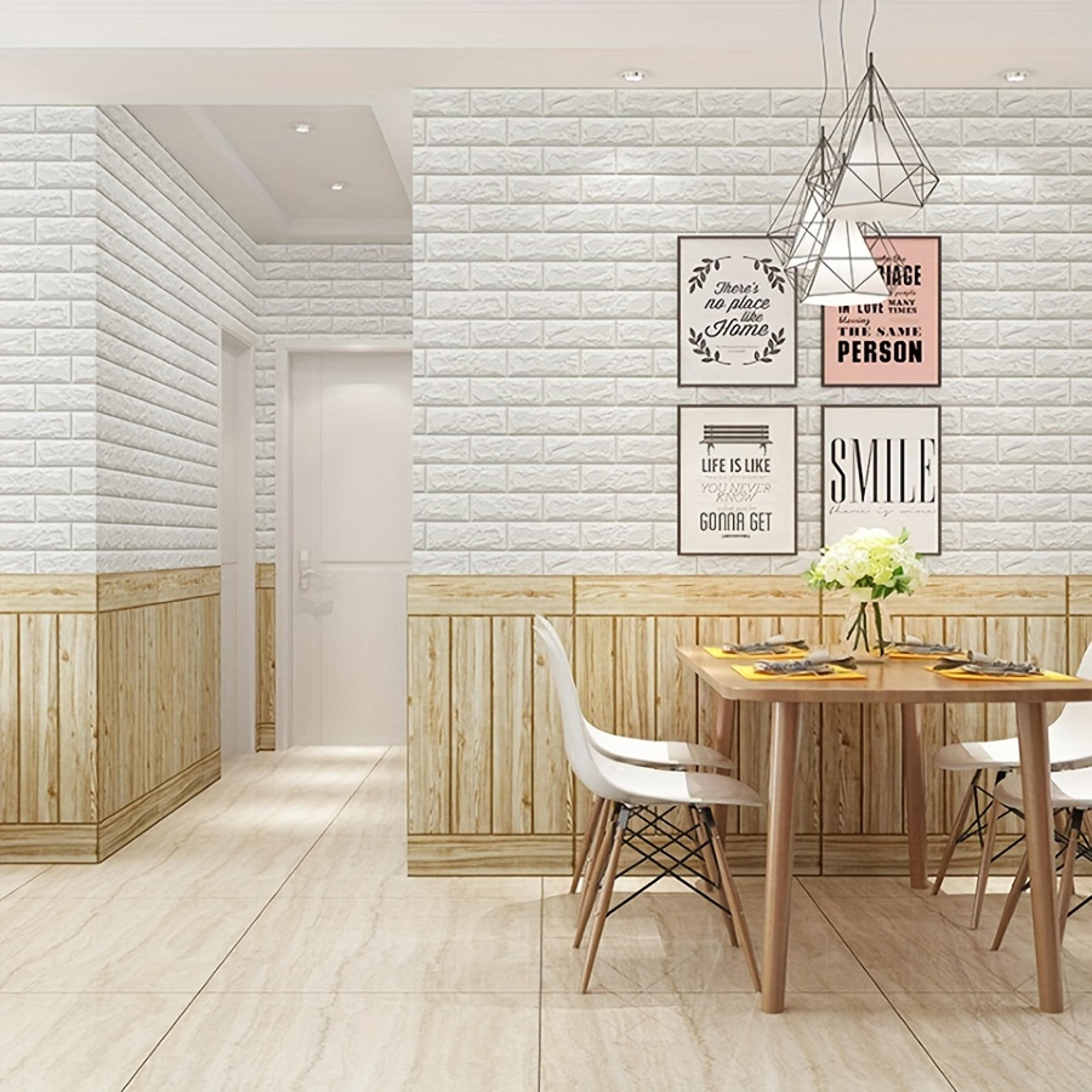 Waterproof Brick Pattern Self Adhesive Wall Stickers For Easy Home Makeover 5