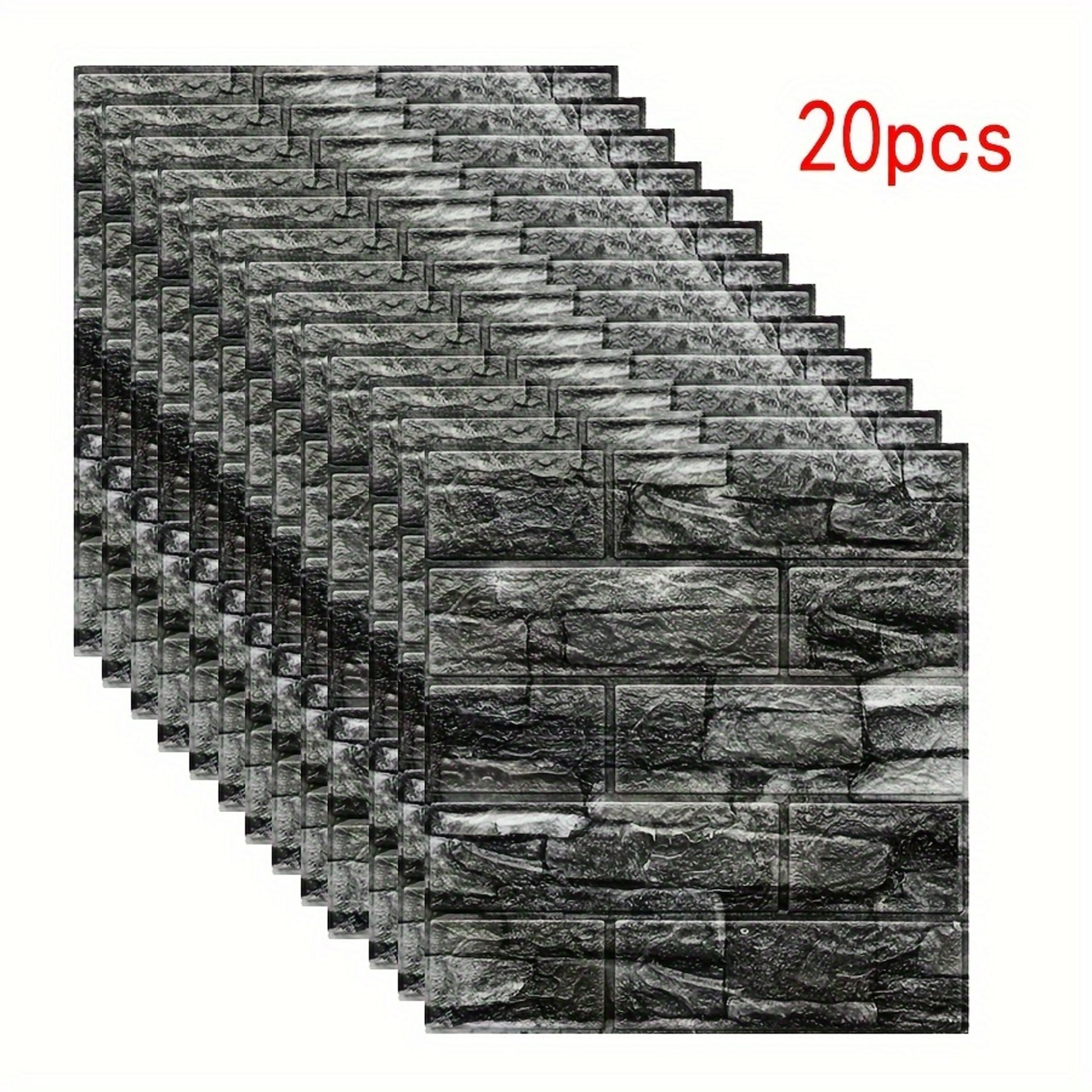 Waterproof Brick Pattern Self Adhesive Wall Stickers For Easy Home Makeover 9