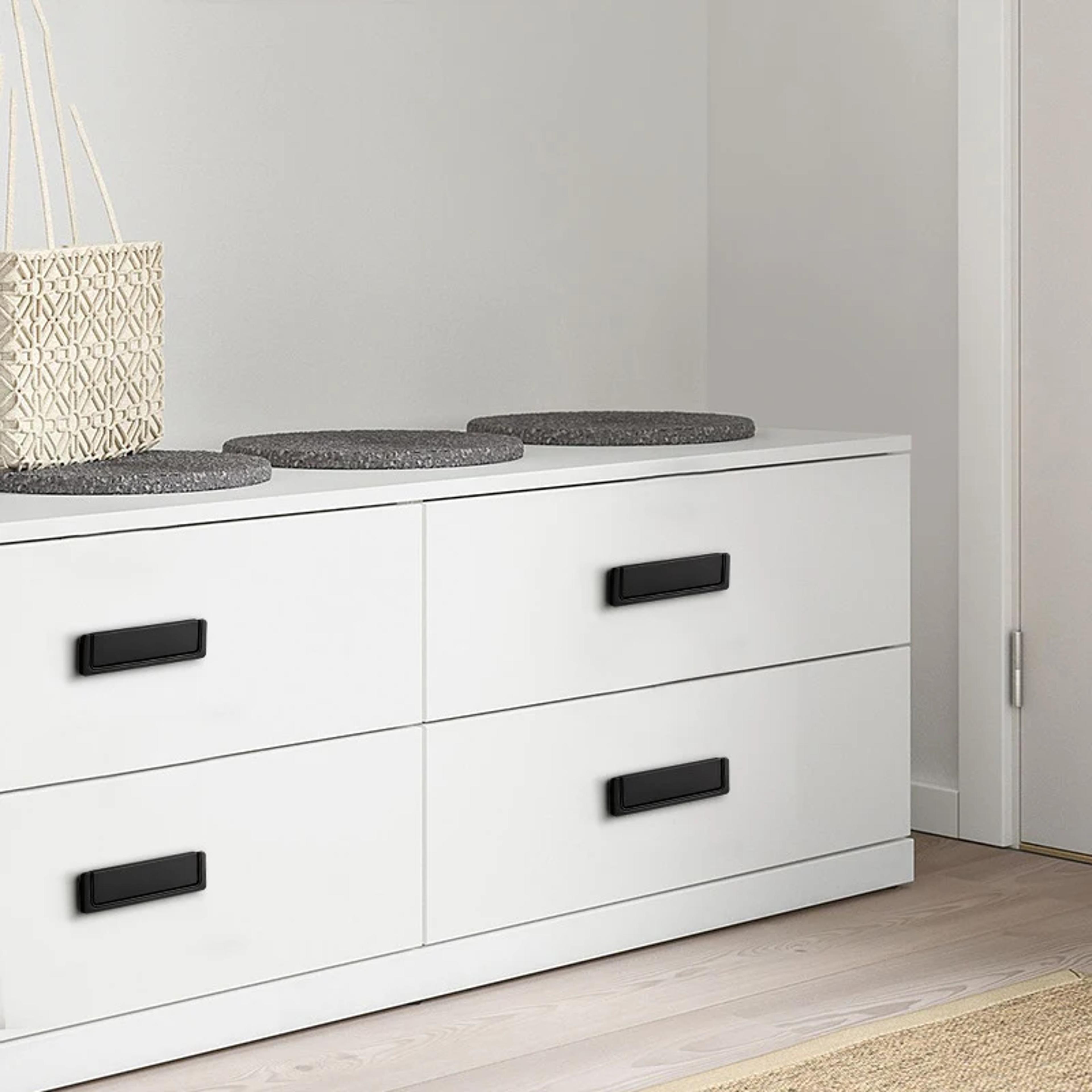 Invisible Concealed Cabinet Handle Aluminum Alloy Flat Drawer Pull For Modern Furniture 2