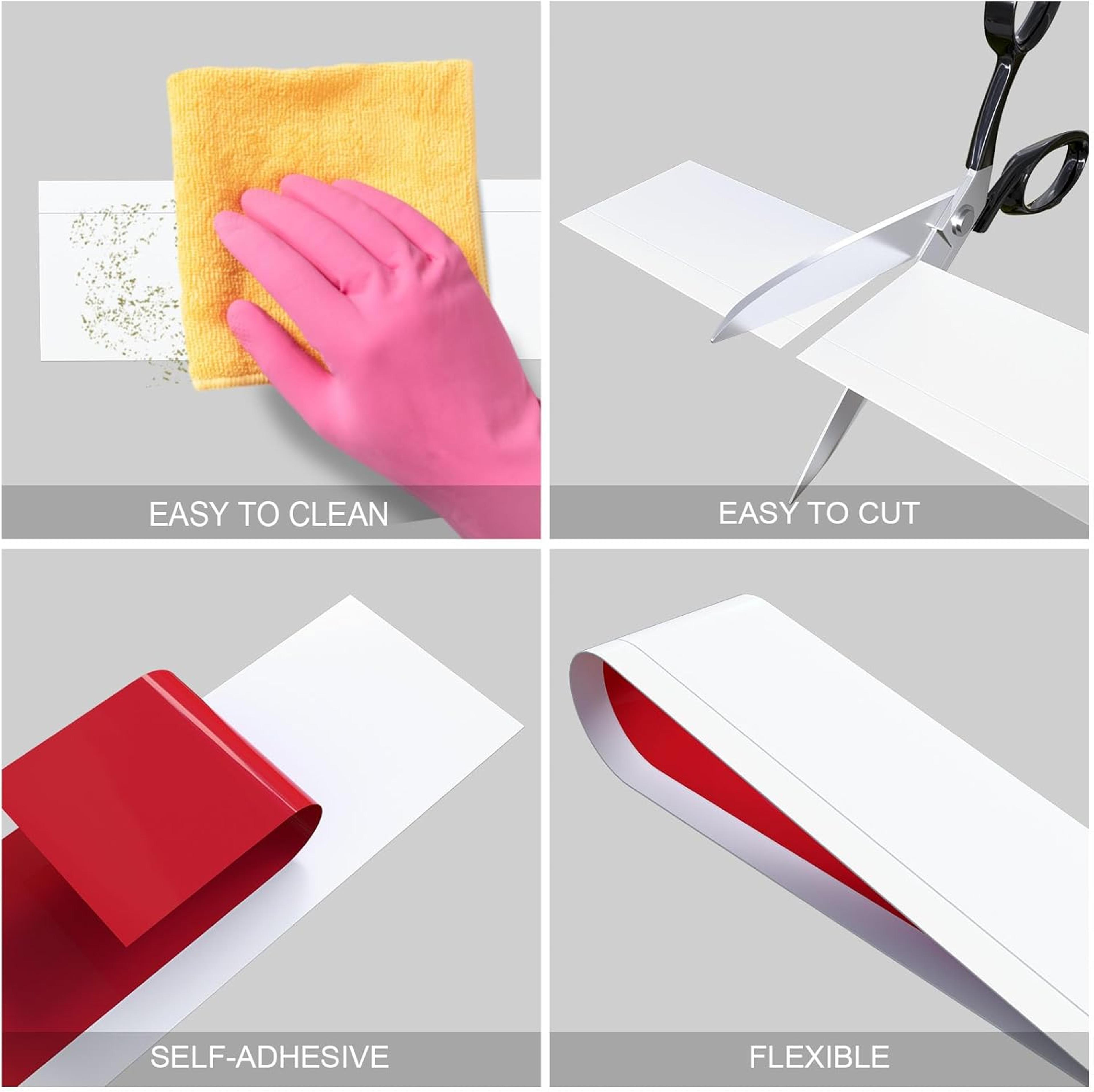 Flexible PVC Baseboard Self Adhesive Waterproof Wall Skirting Line For Home Renovation 5