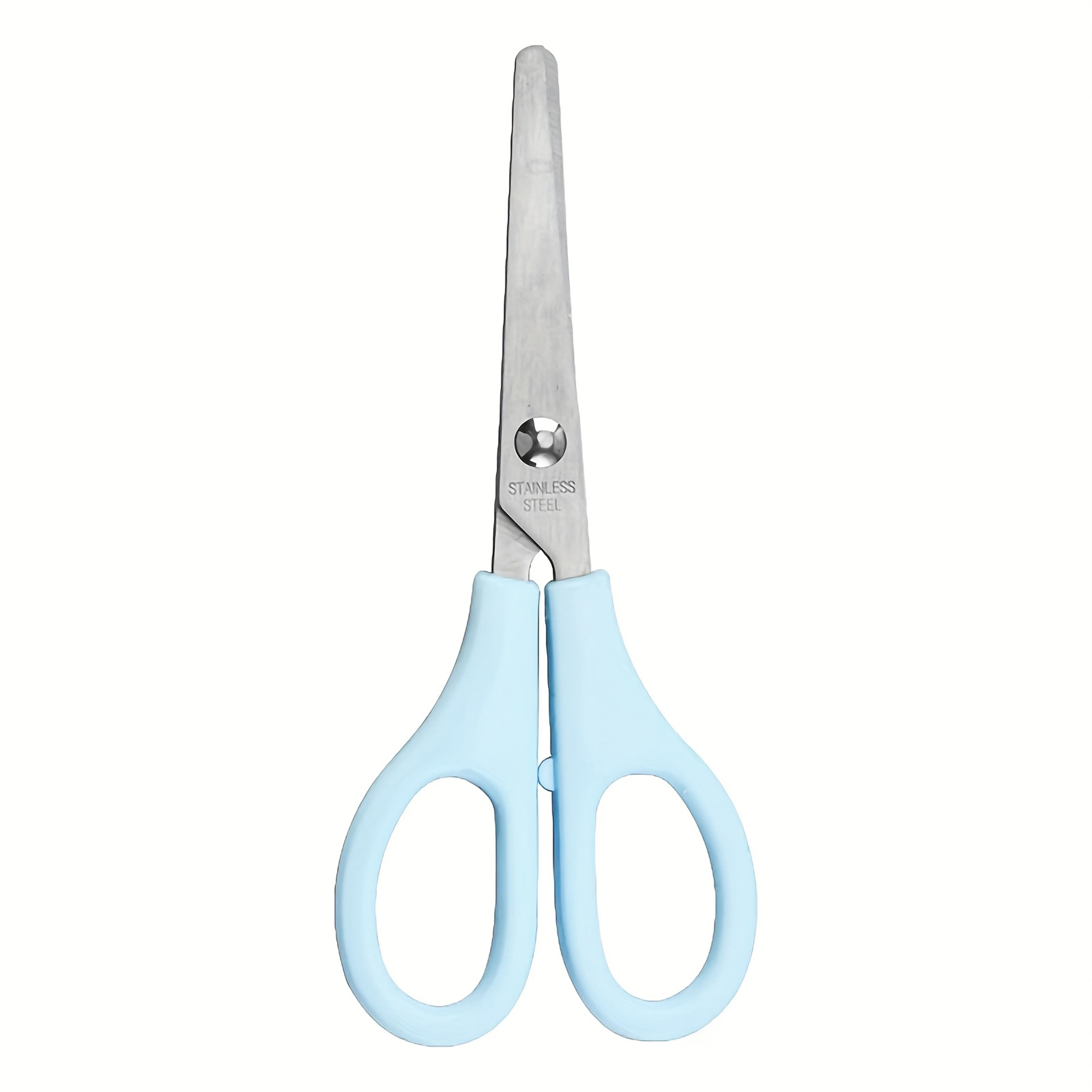 Stainless Steel Round Tip Scissors Sharp Precision Cutting Tool For Home Office And Craft Use 6