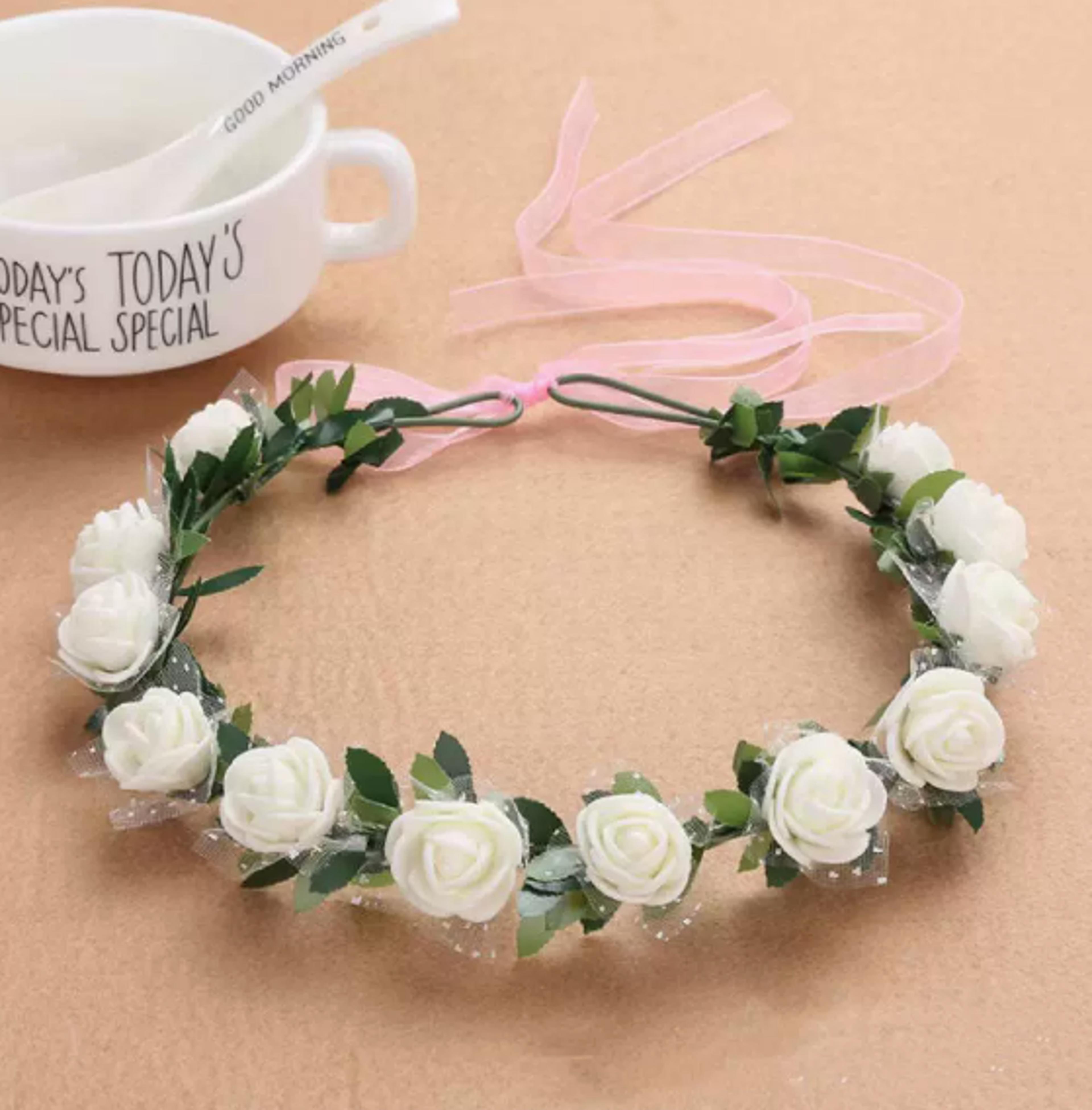 Forest Flower Crown Wreath For Women Elegant Wedding Hair Accessories 6