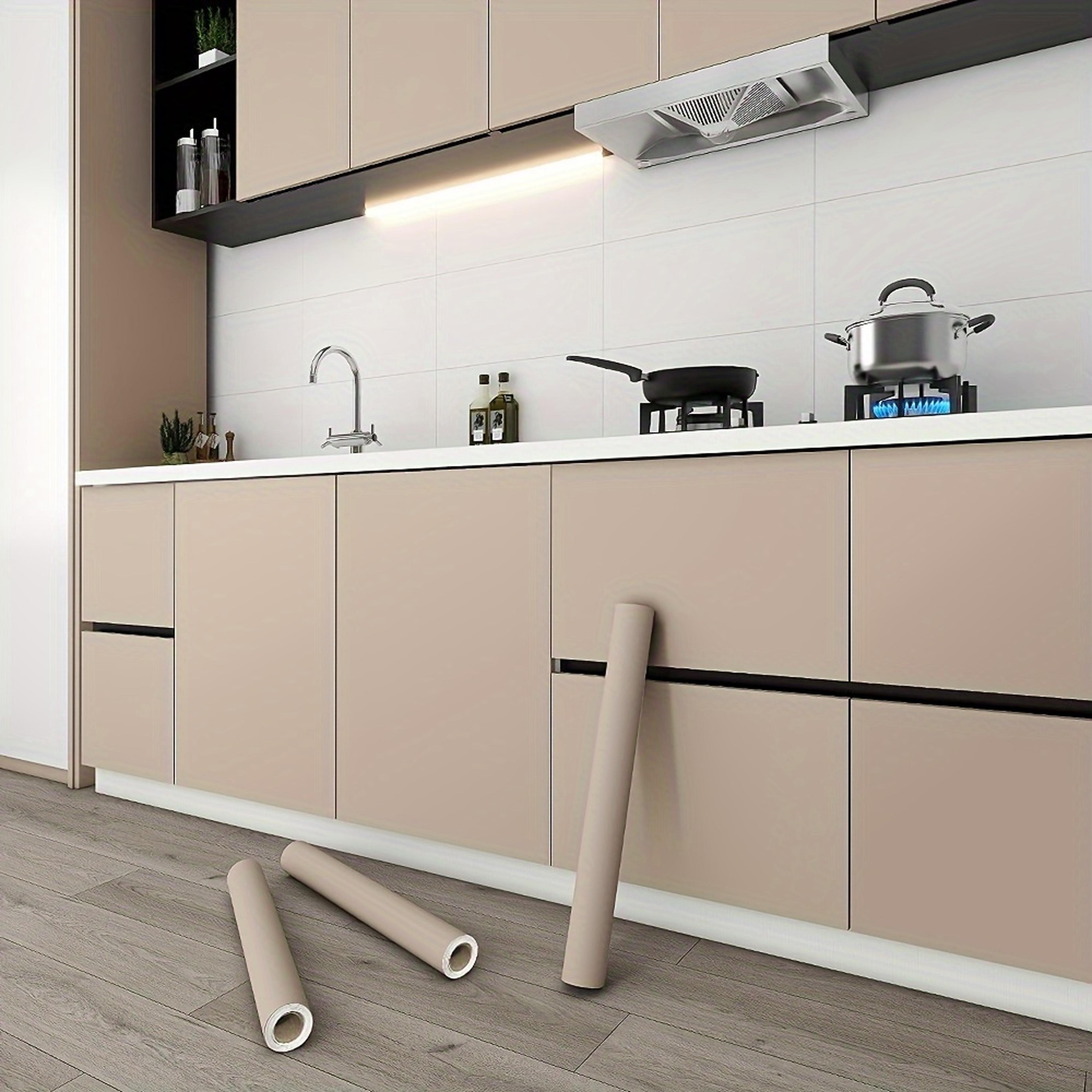 Matte Peel And Stick Wallpaper Waterproof Self Adhesive Wall Covering For Kitchen Cabinets 7