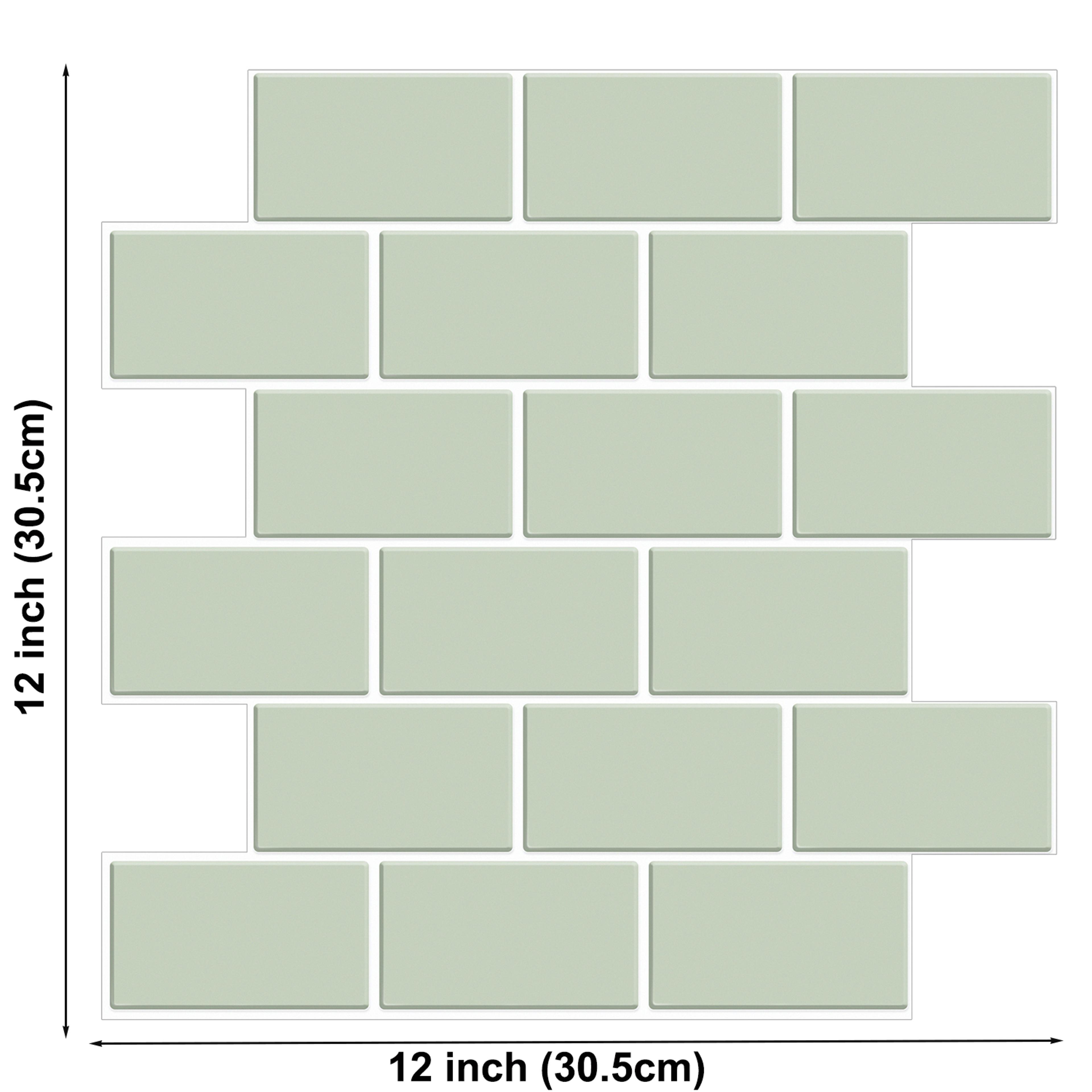 Brick Peel And Stick Wallpaper Subway Tile Wall Decals For Kitchen Bathroom Decor 8