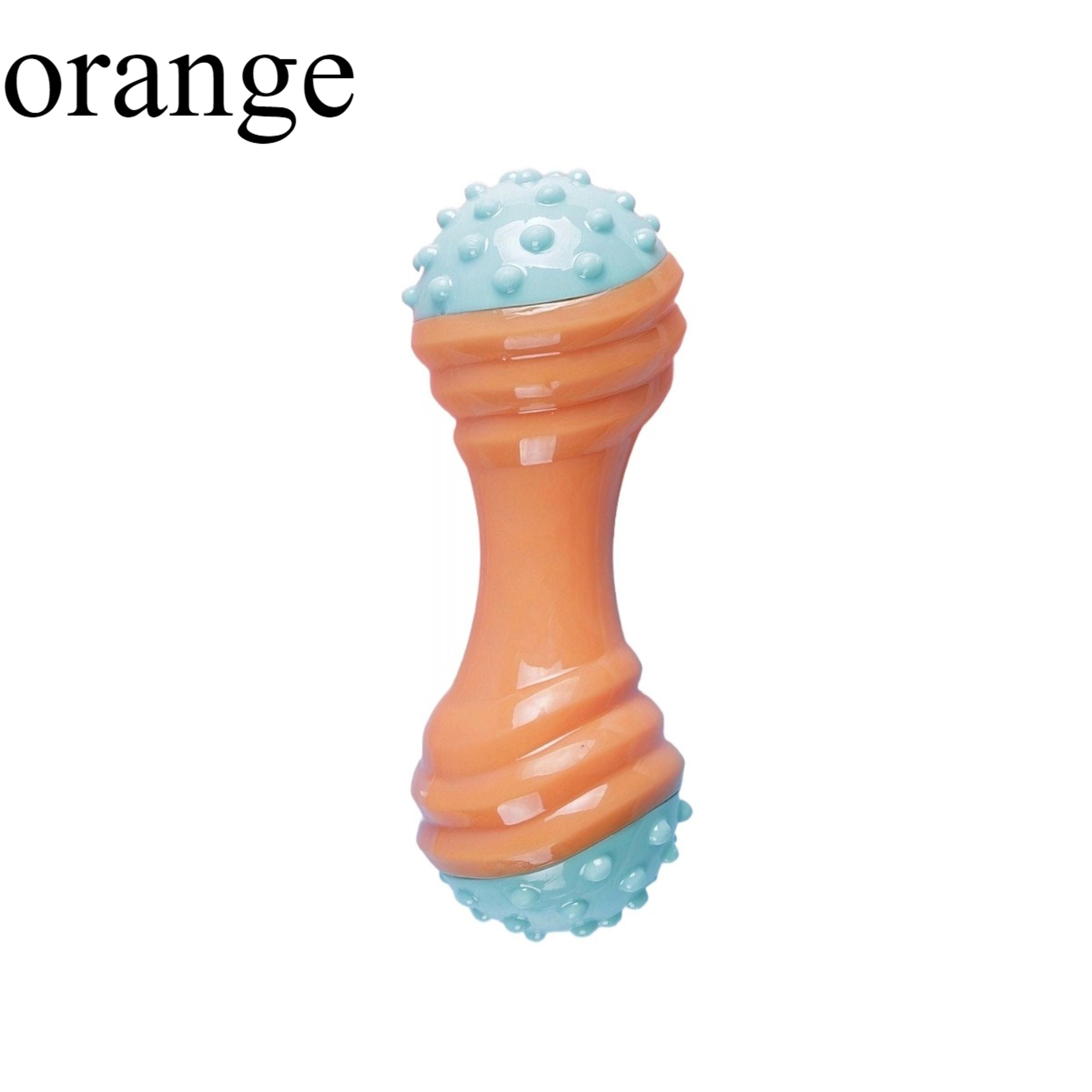 Interactive Squeaky Dumbbell Dog Toy Bite Resistant Chew Bone For Small Dogs 7