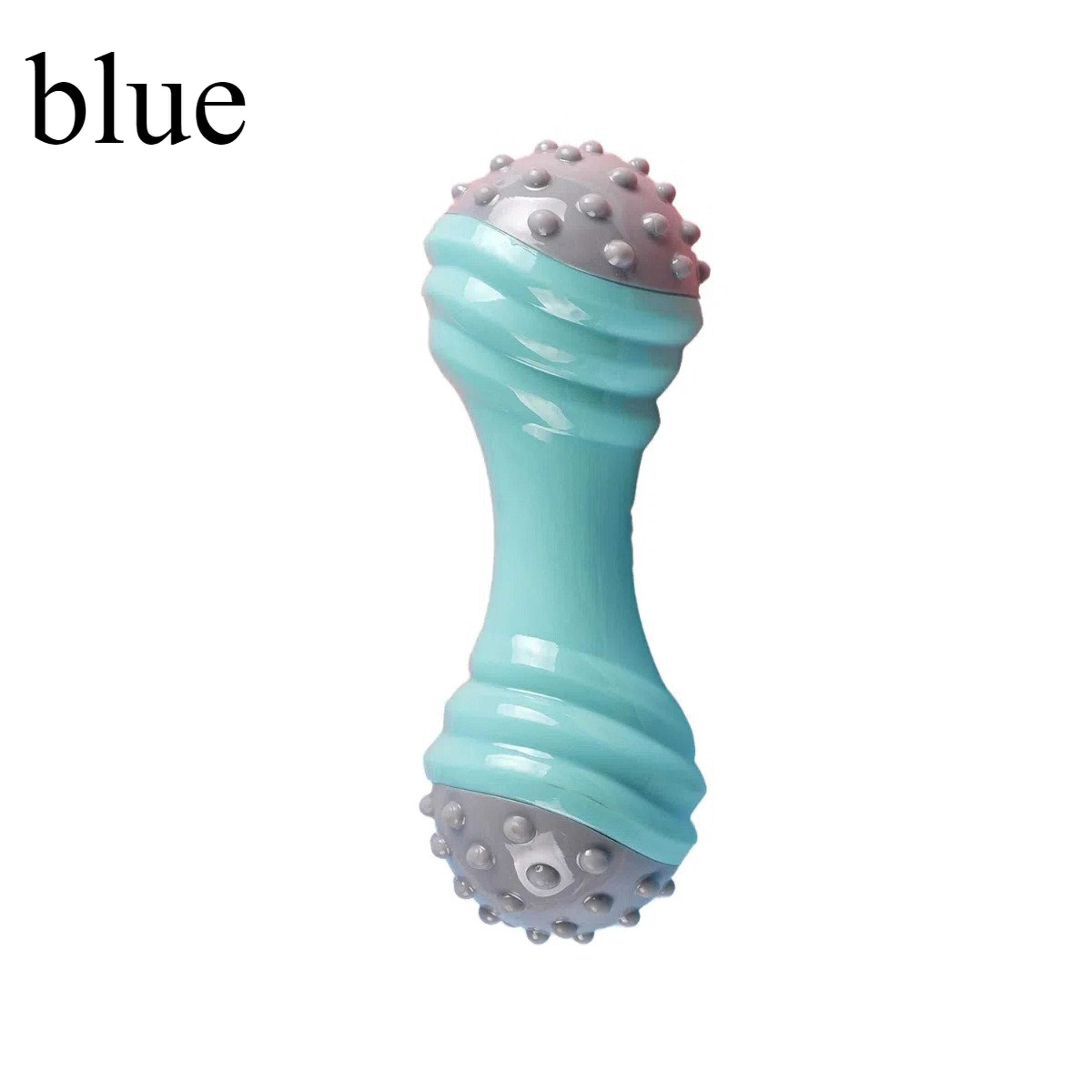 Interactive Squeaky Dumbbell Dog Toy Bite Resistant Chew Bone For Small Dogs 6