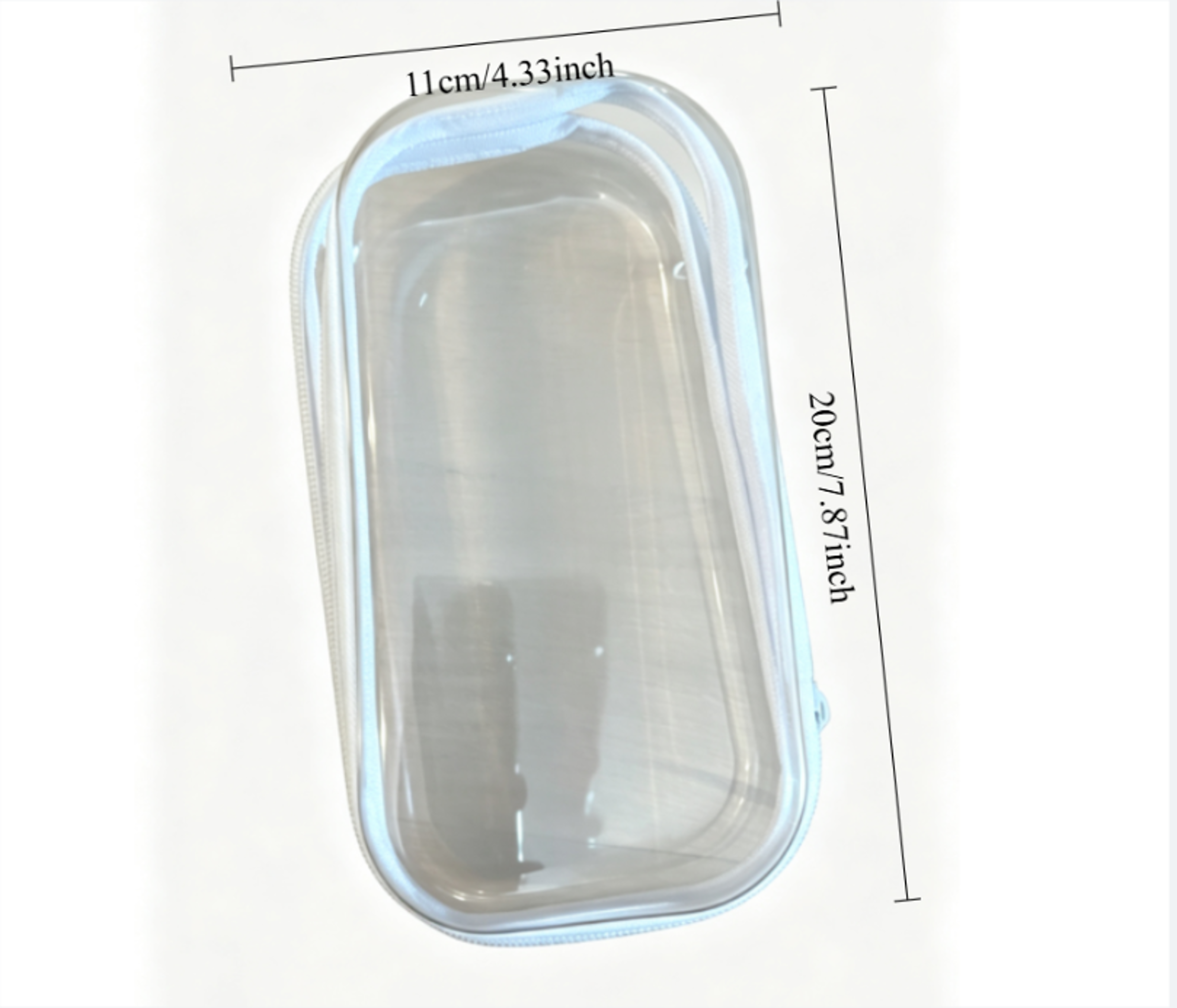 Clear Hard Shell Board Game Storage Box With Zipper Portable Puzzle Organizer Case 2