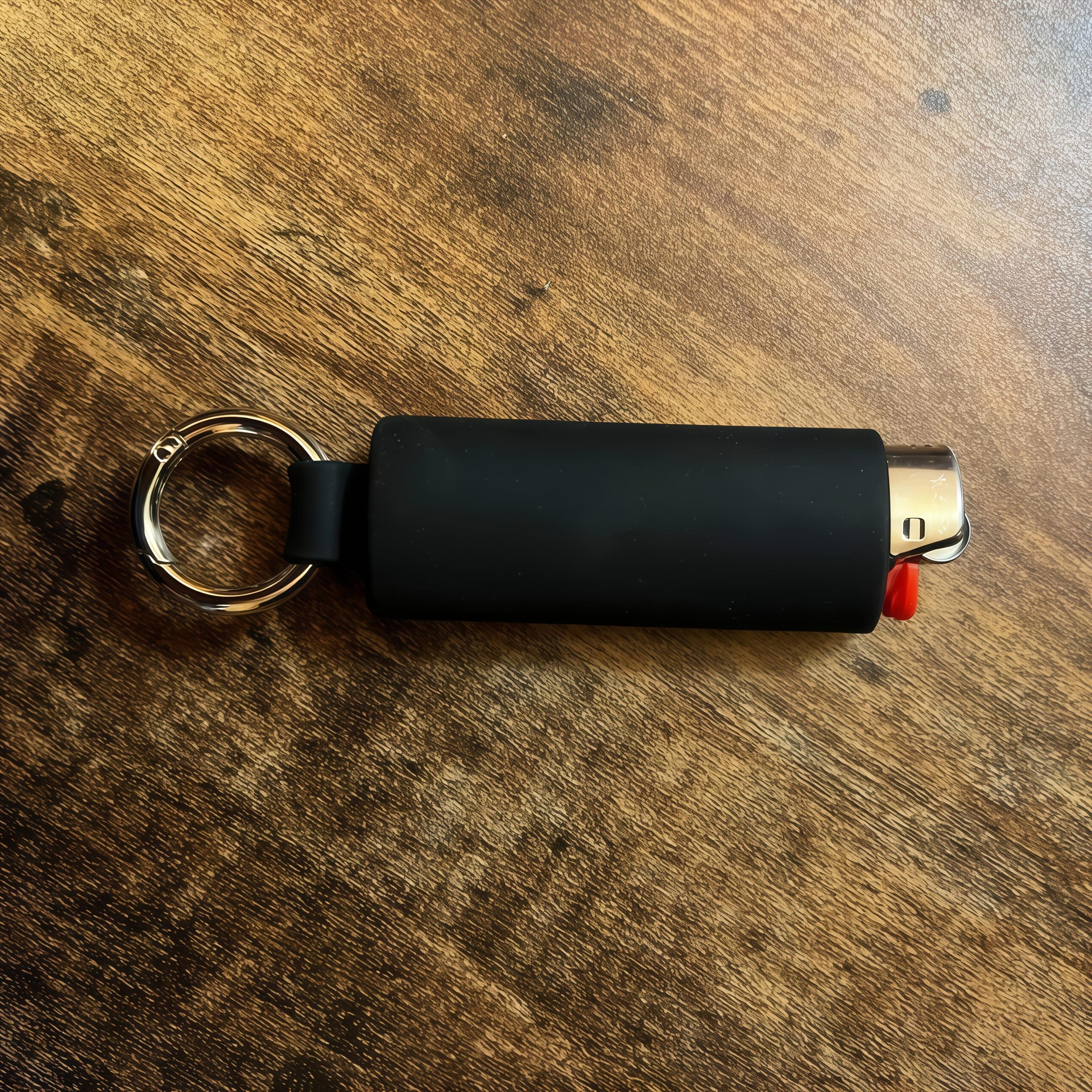 Silicone Lighter Holder Keychain J6 Lighter Cover Protective Case 0
