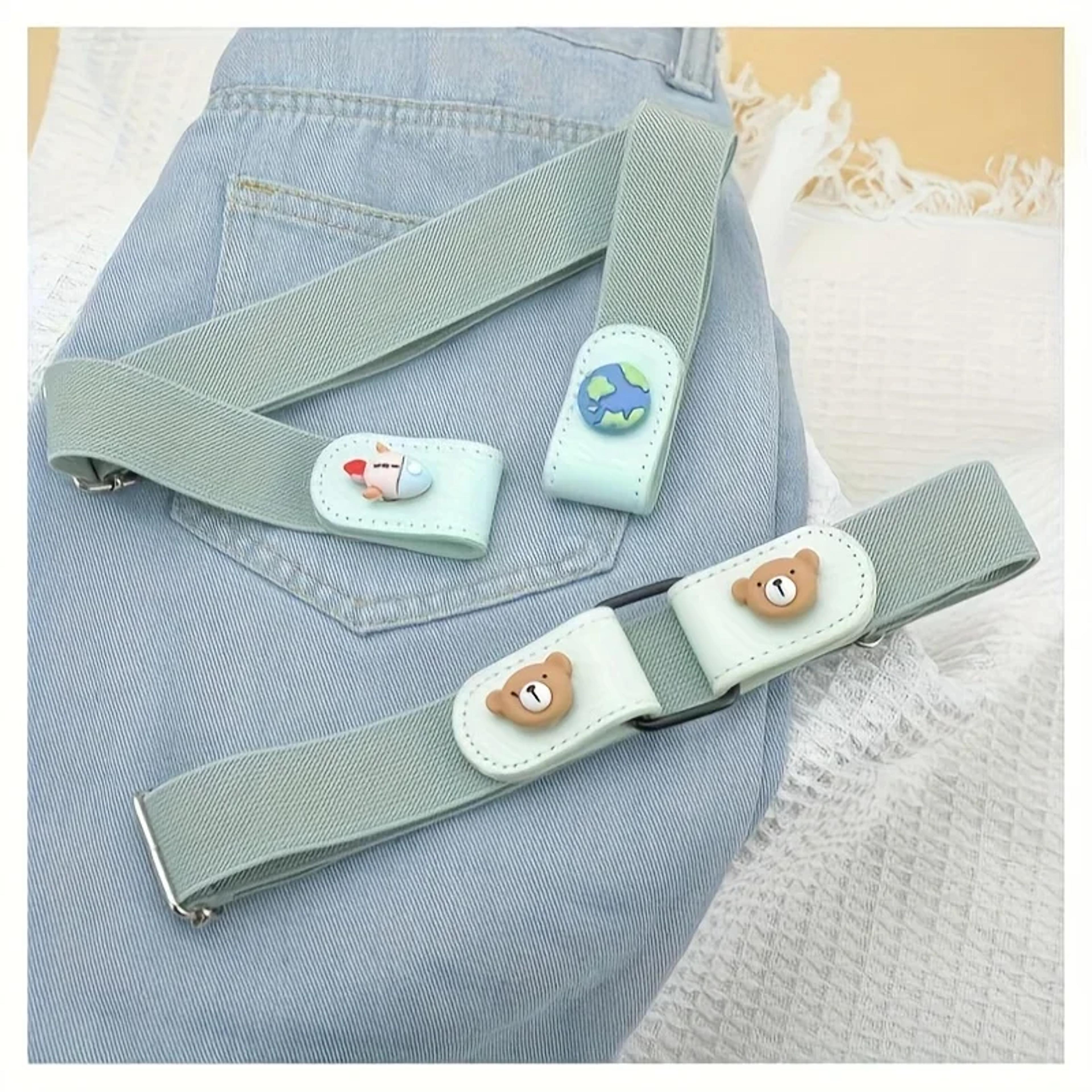 Invisible Belt For Women Adjustable Jeans Belt Elastic Stretch Buckle Free No Show Belt 5
