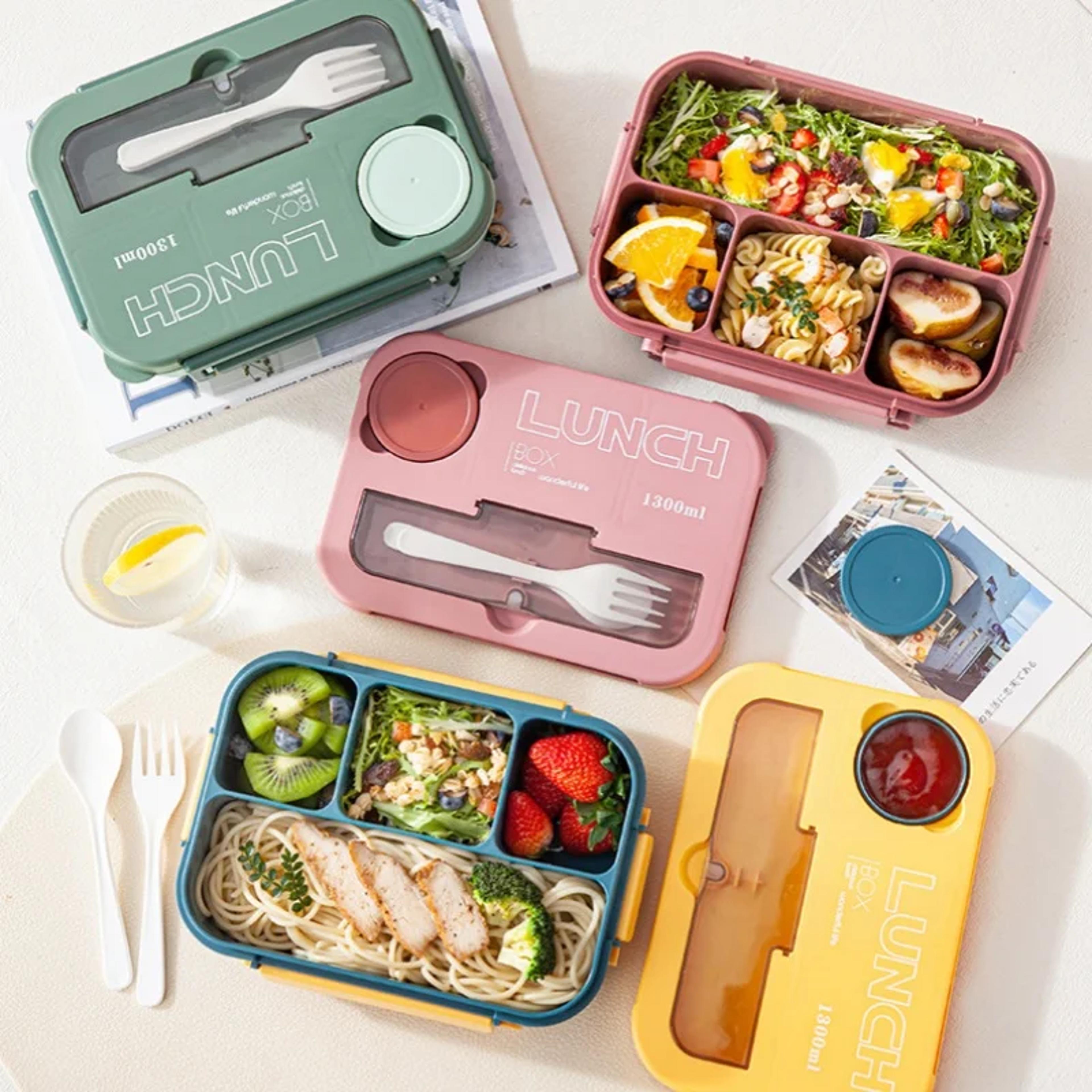 Portable Bento Lunch Box With Compartments 4