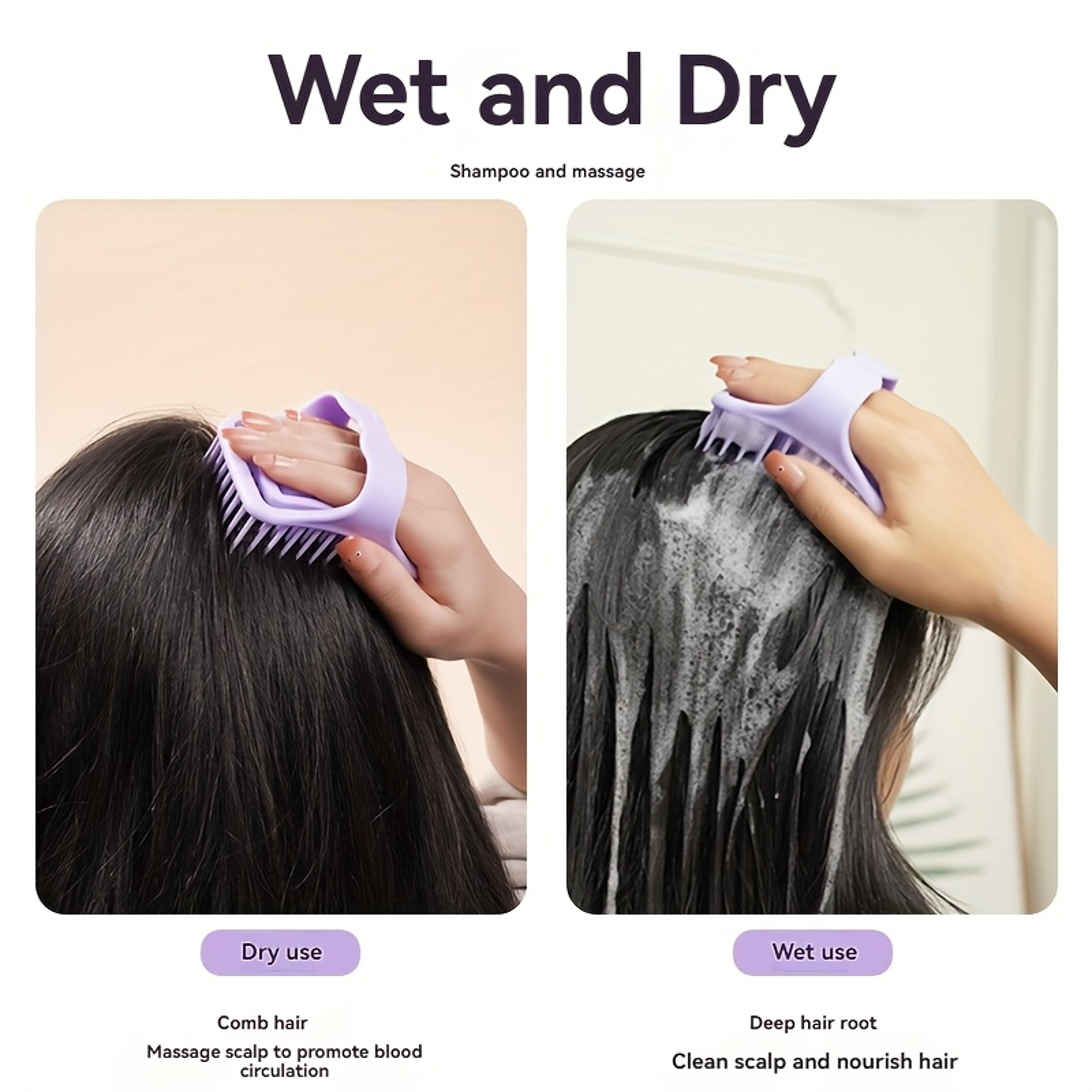 Silicone Scalp Massage Shampoo Brush For Deep Hair Cleaning And Relaxing Scalp Care 2