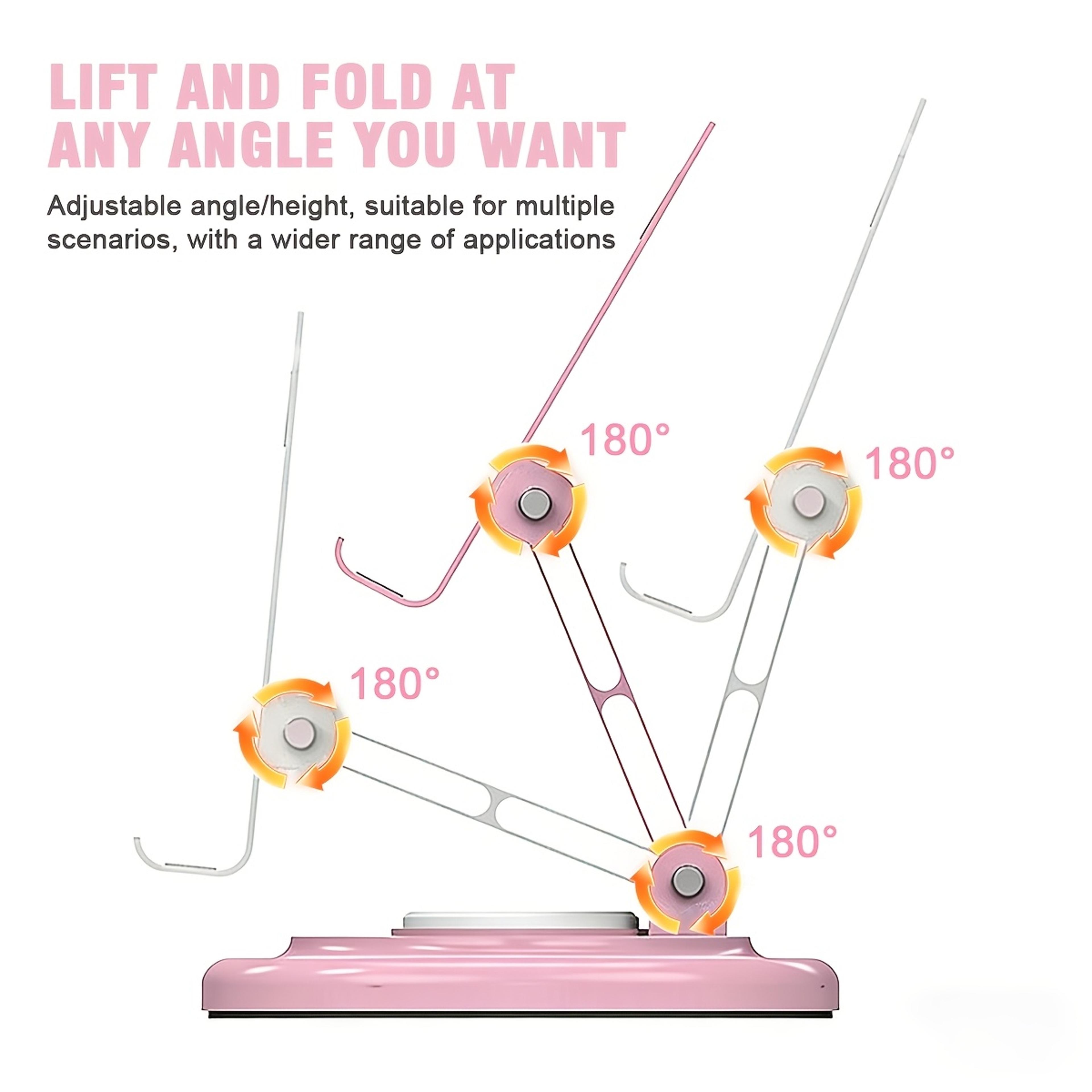 Rotating Folding Phone Stand Adjustable Portable Desk Holder For Office And Home 4