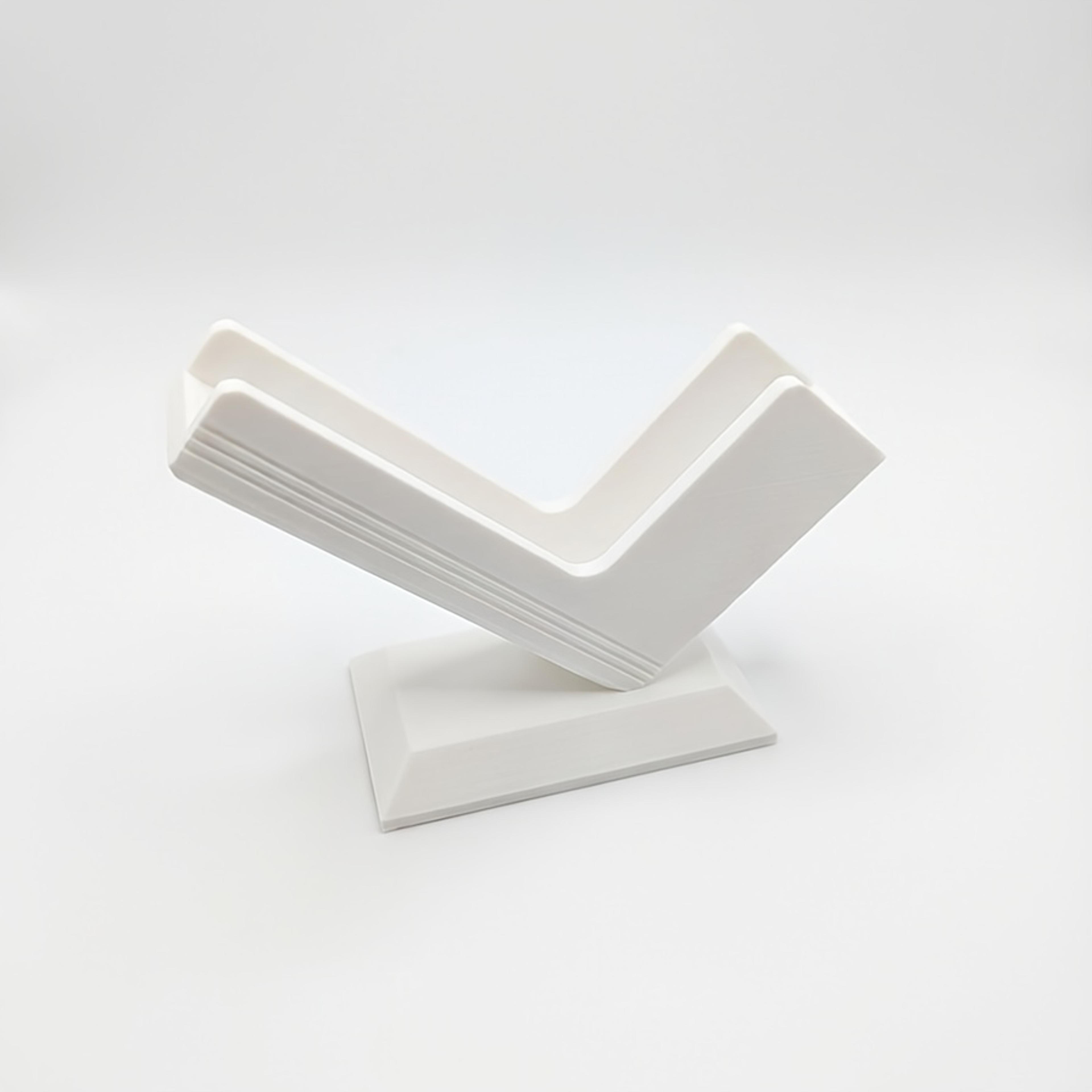 Printed Business Card Holder Modern Desktop Organizer For Office Desk 6