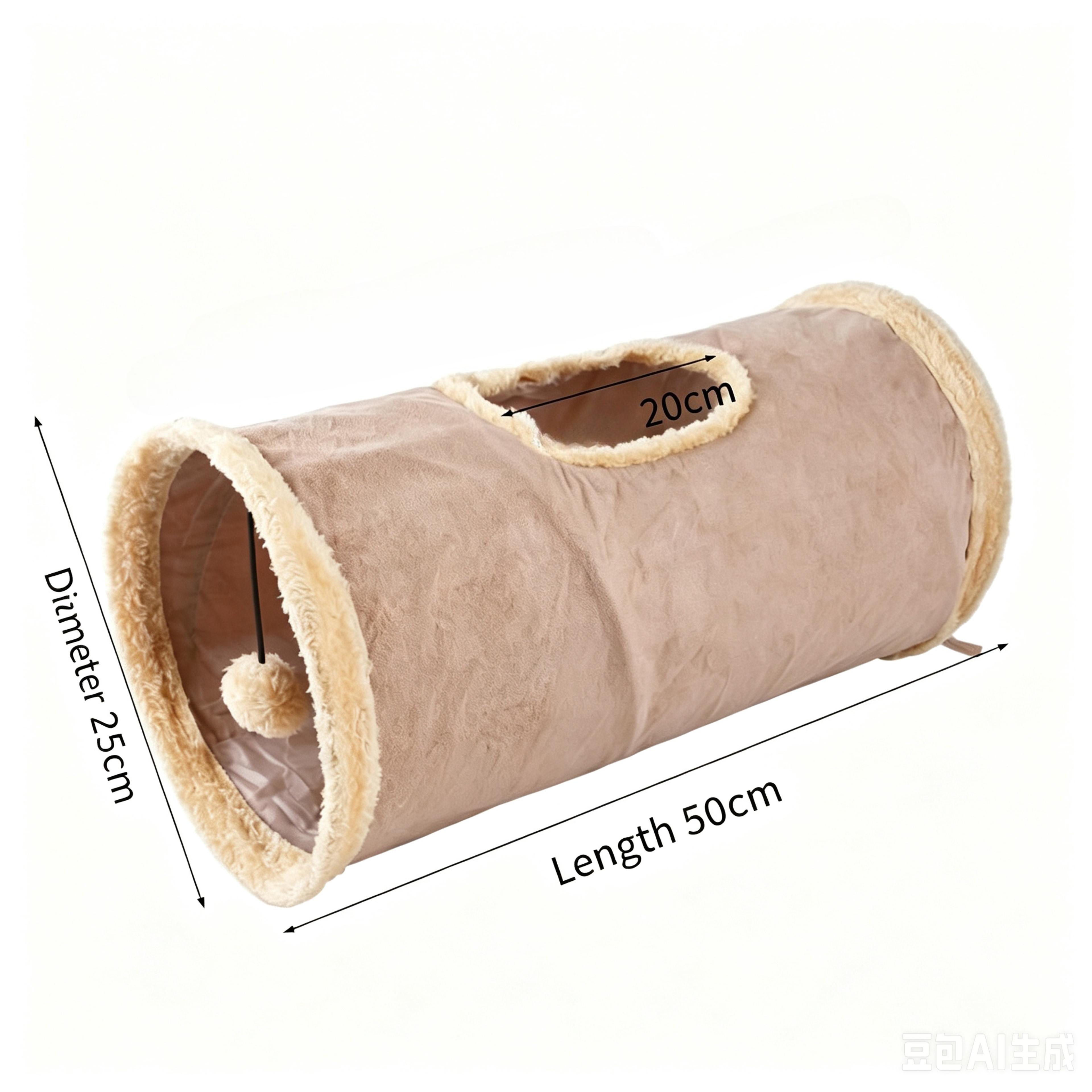 Multi Color Foldable Cat Tunnel Toy With Ball For Indoor Play 7