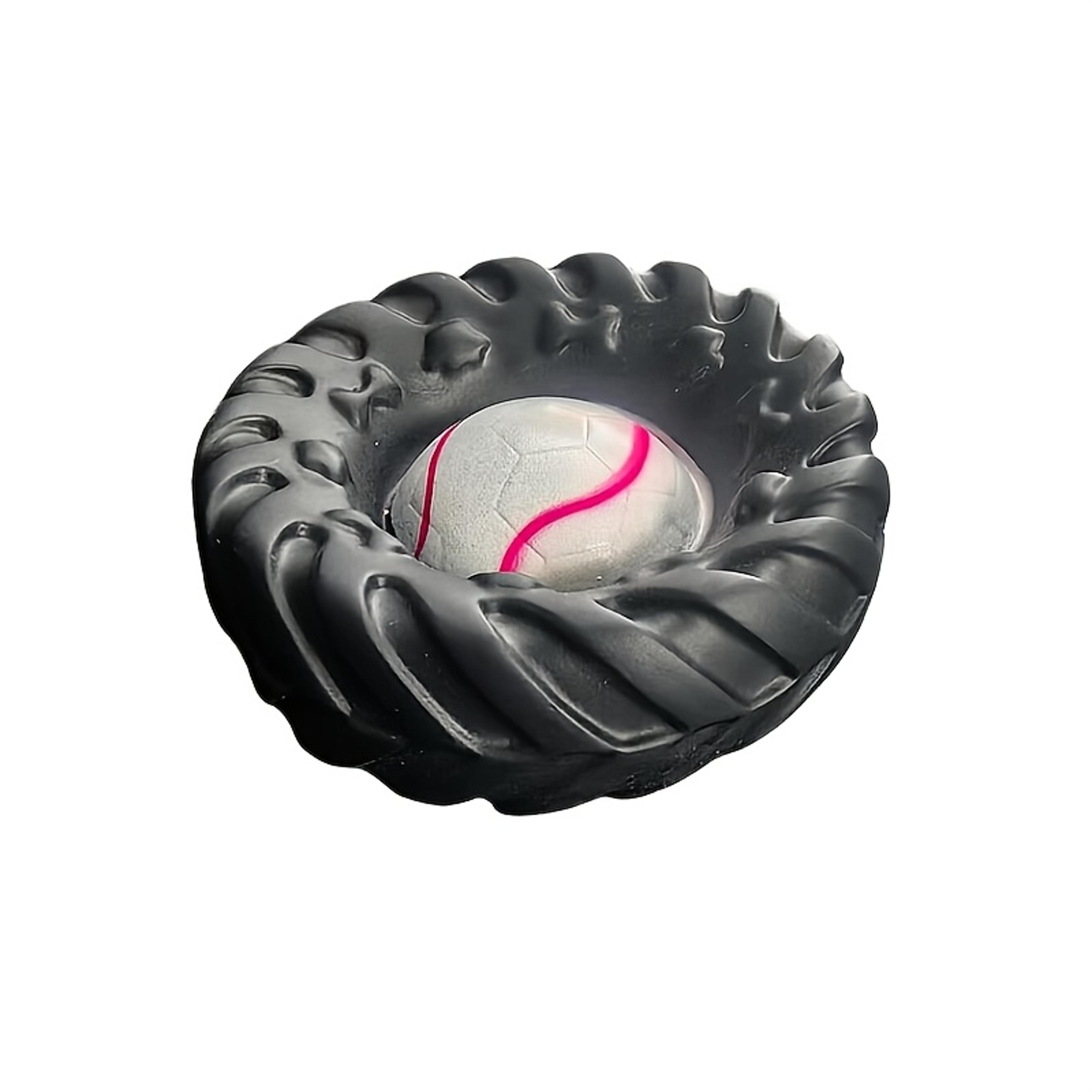 Tire Shaped Dog Chew Toy Squeaky Interactive Toy For Aggressive Chewers 7