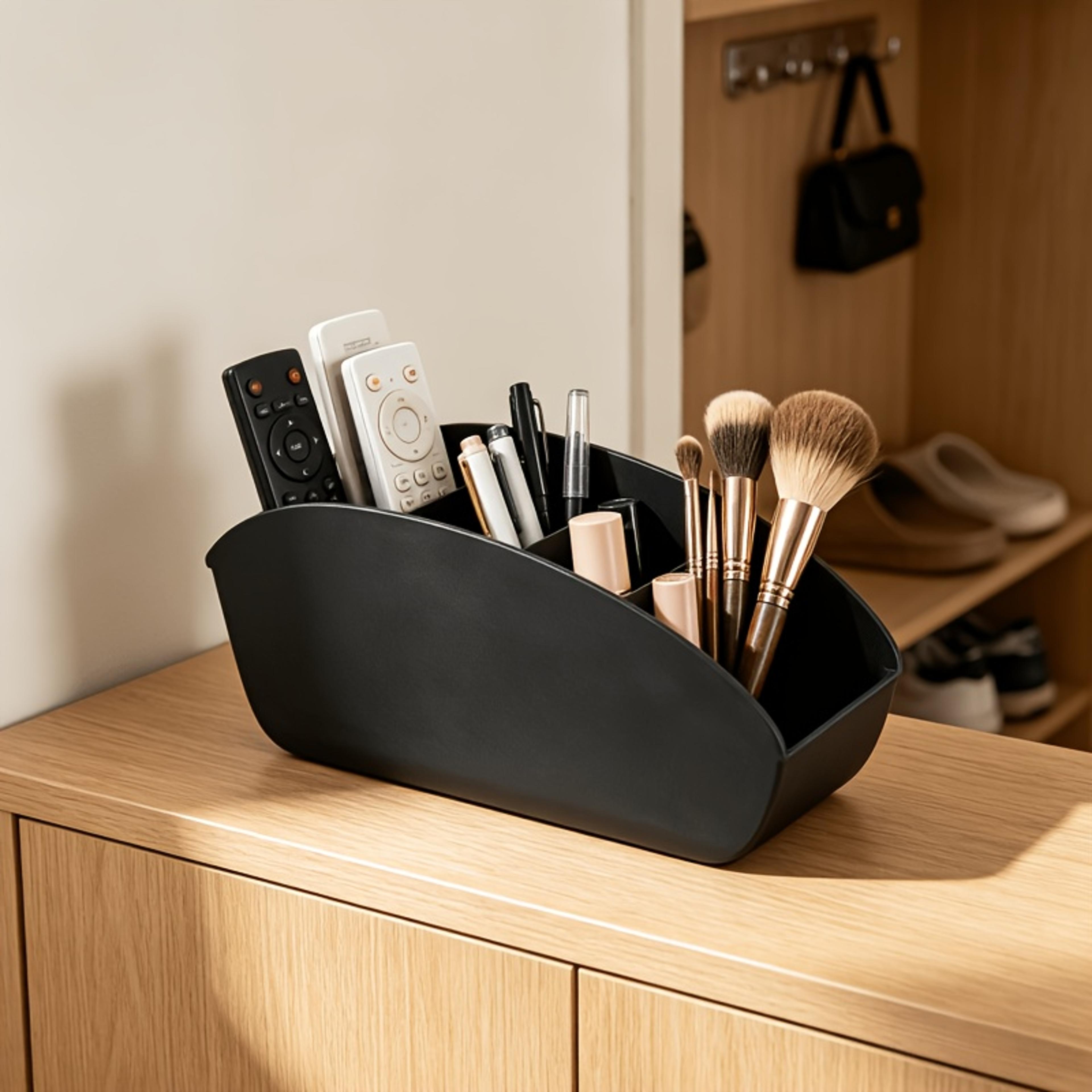 Remote Control Holder Desktop Organizer Space Saving TV Storage Box 1