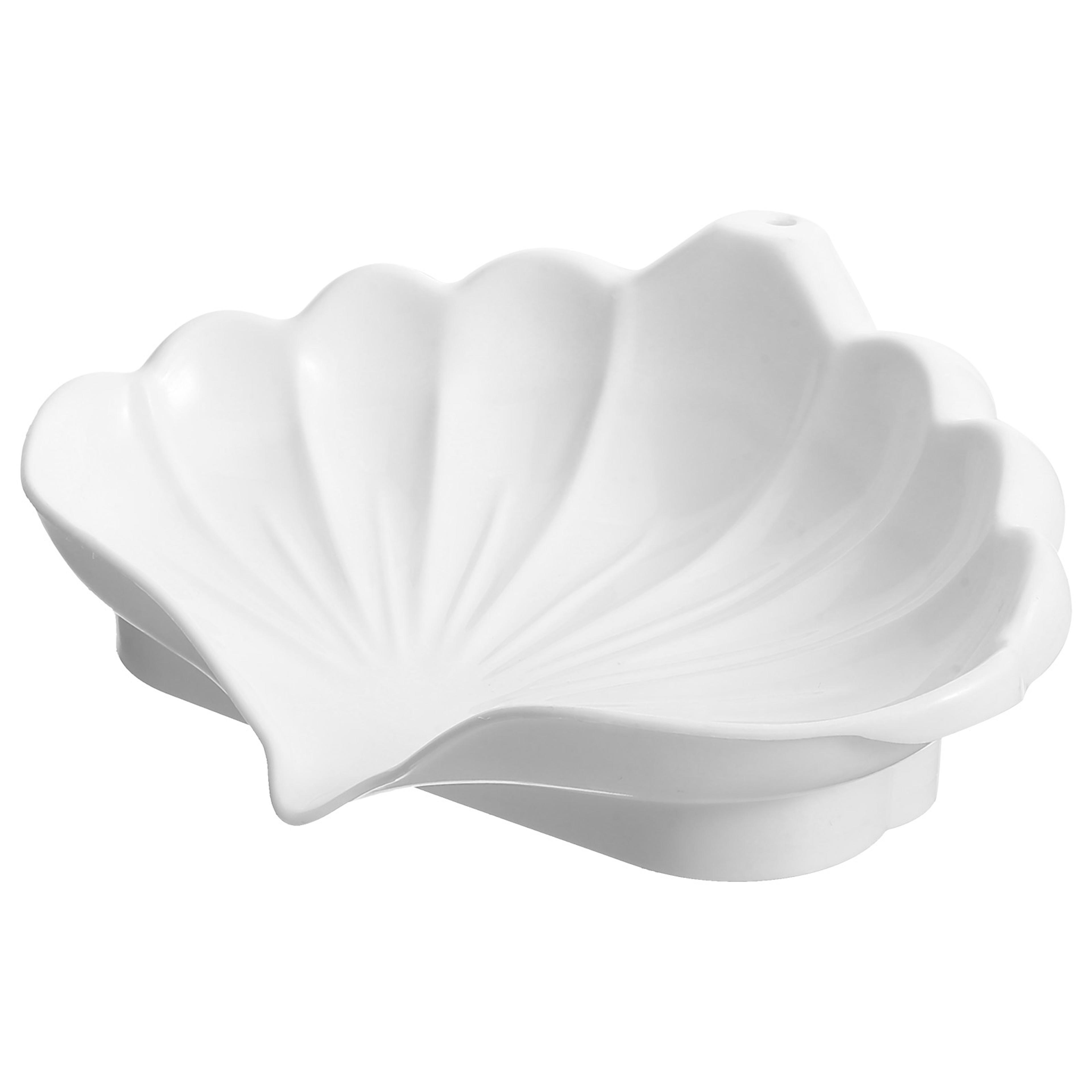 Seashell Non Slip Soap Holder For Bathroom Self Draining Soap Dish 3