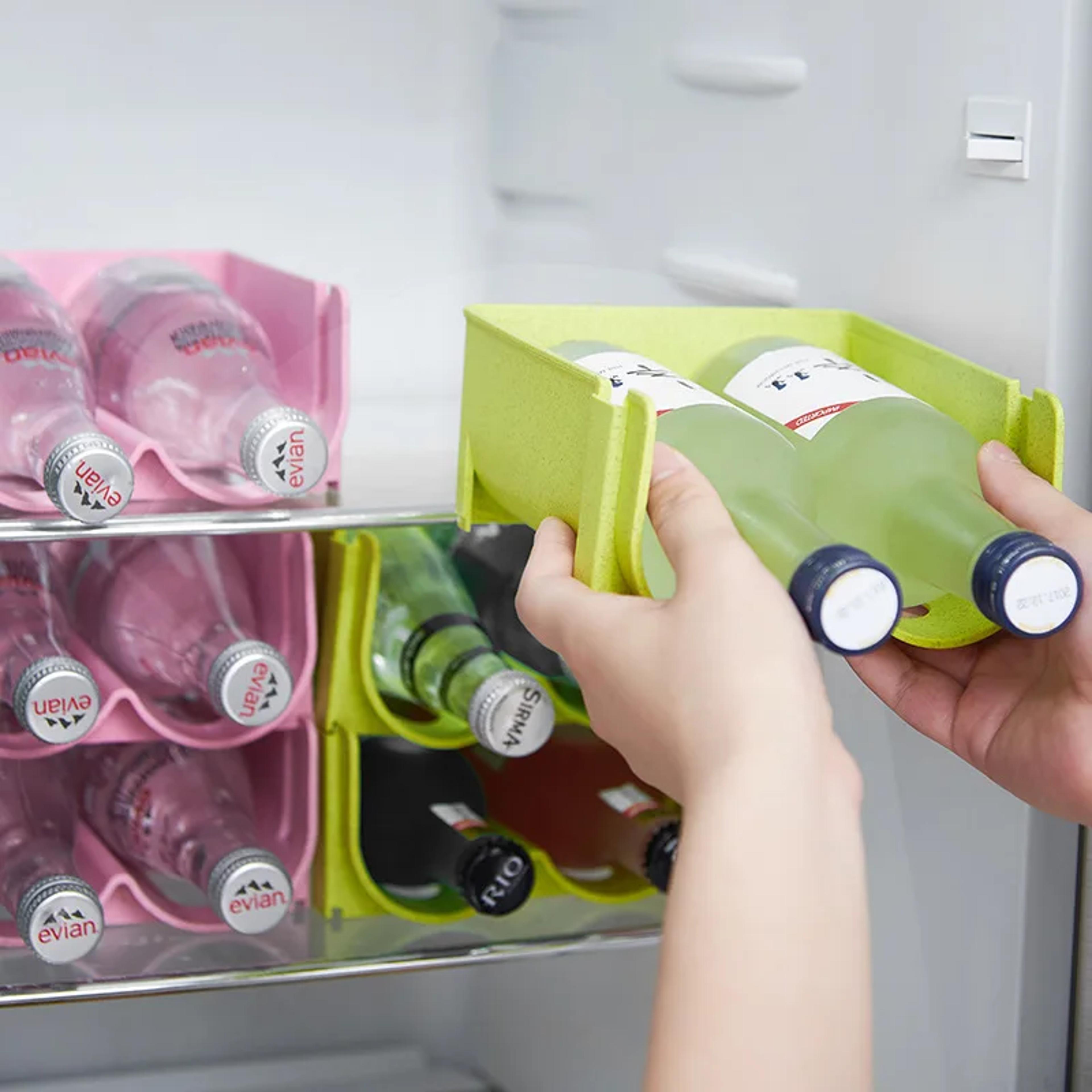 Refrigerator Organizer Can Dispenser Rack Space Saving Fridge Storage Shelf For Kitchen 2