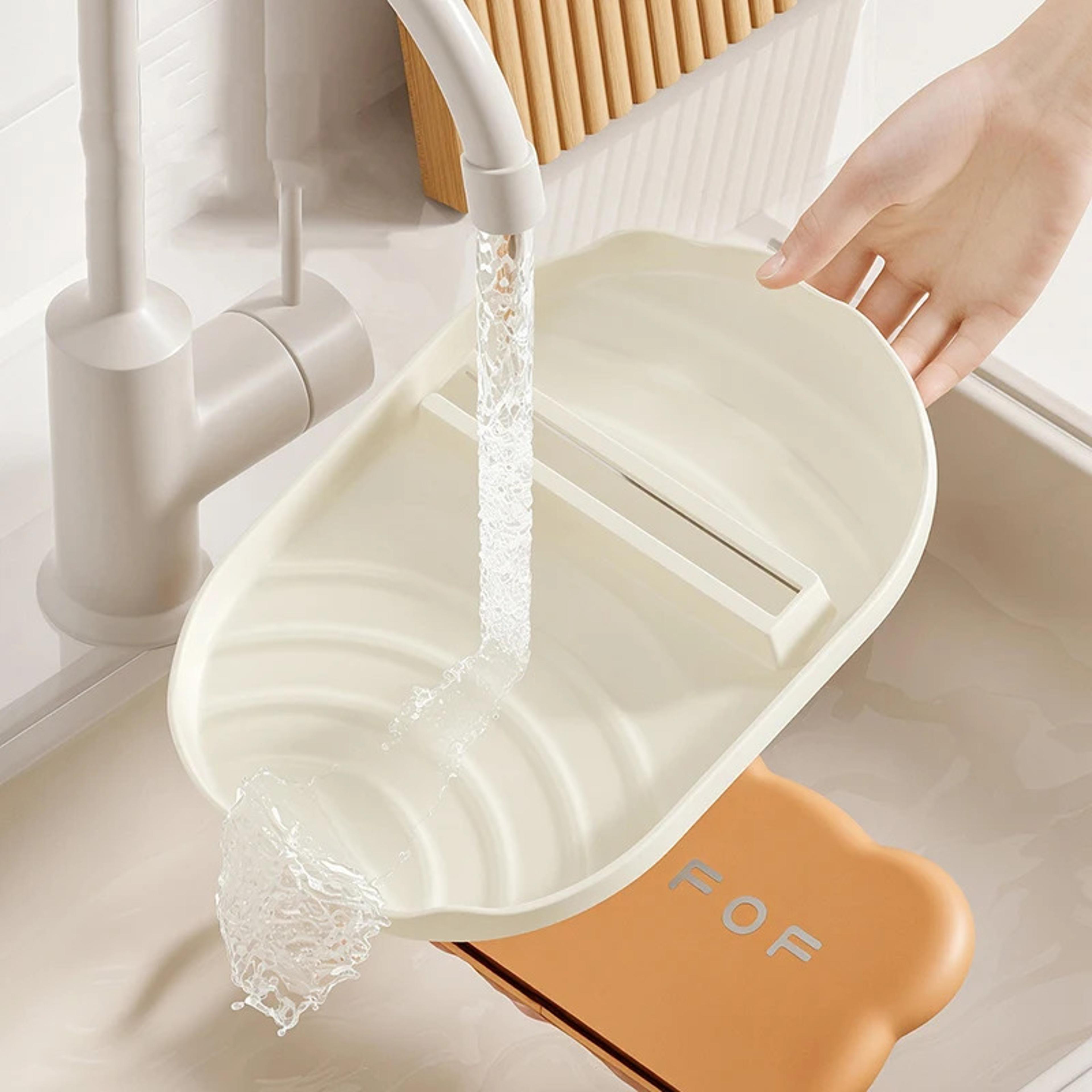 Kitchen Bear Pot Lid Holder Rack Spoon Rest And Utensil Organizer Draining Storage Stand 5