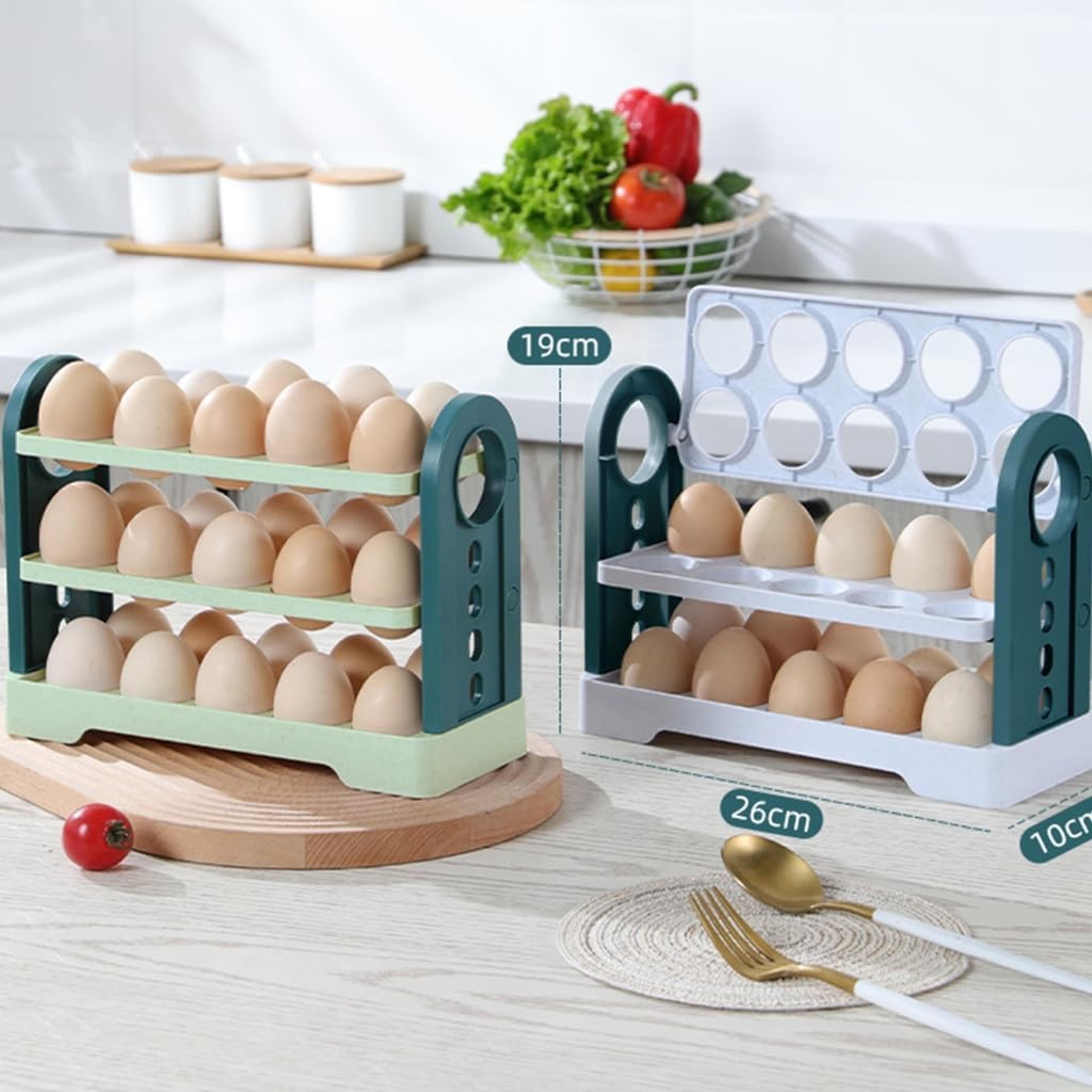 Refrigerator Egg Storage Box Side Door Organizer Tray 5